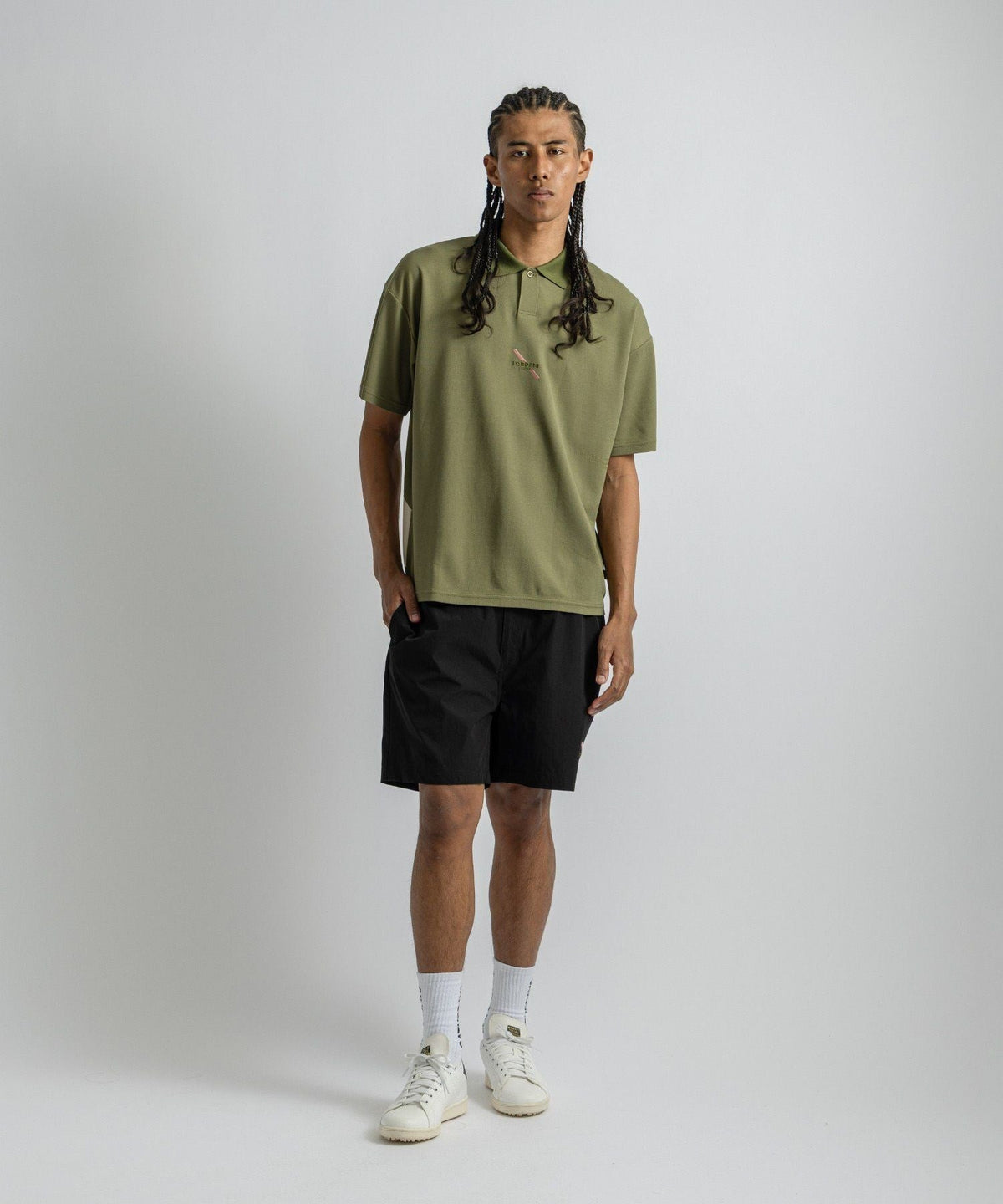 renoma GOLF x Saturdays NYC Back Print Polo SS