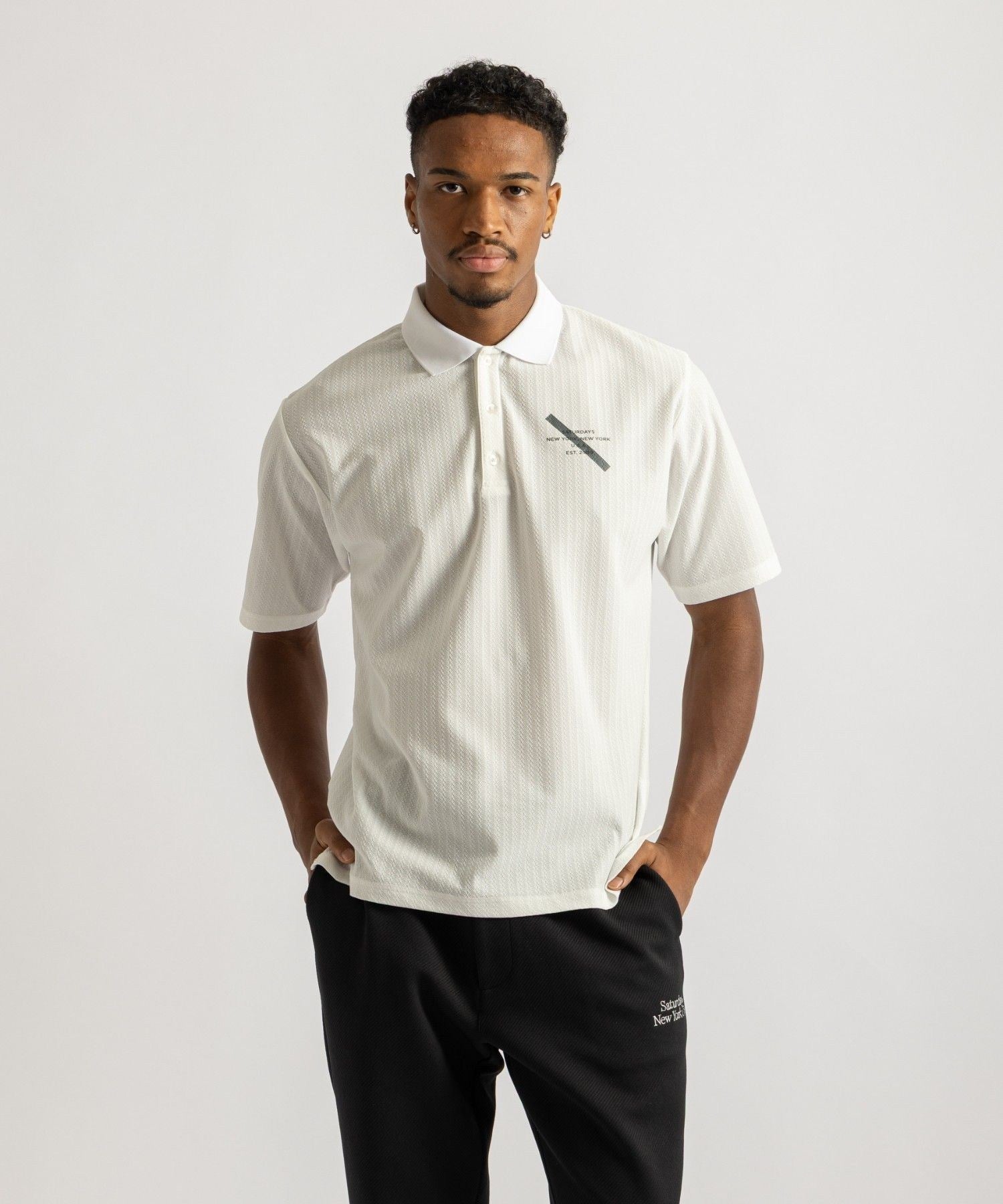 Dobby Stripe SS Polo