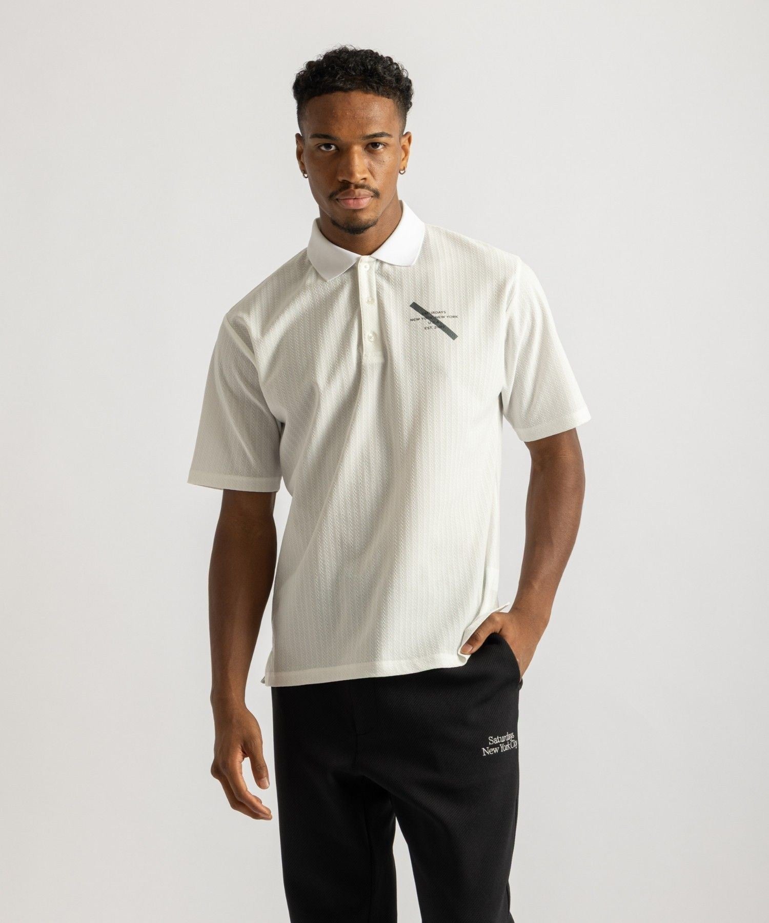 Dobby Stripe SS Polo