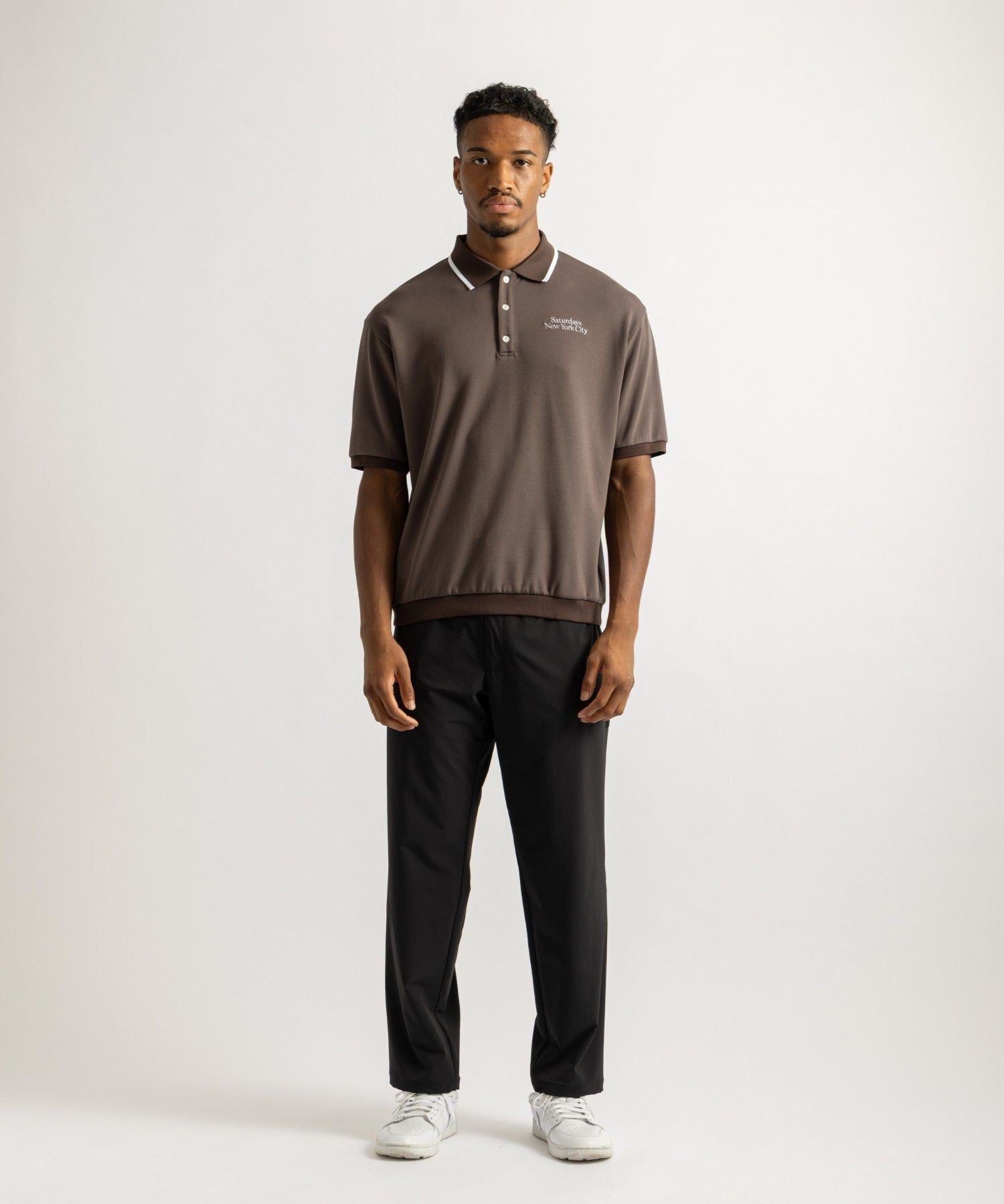 Doubleknit Rib Hem SS Polo