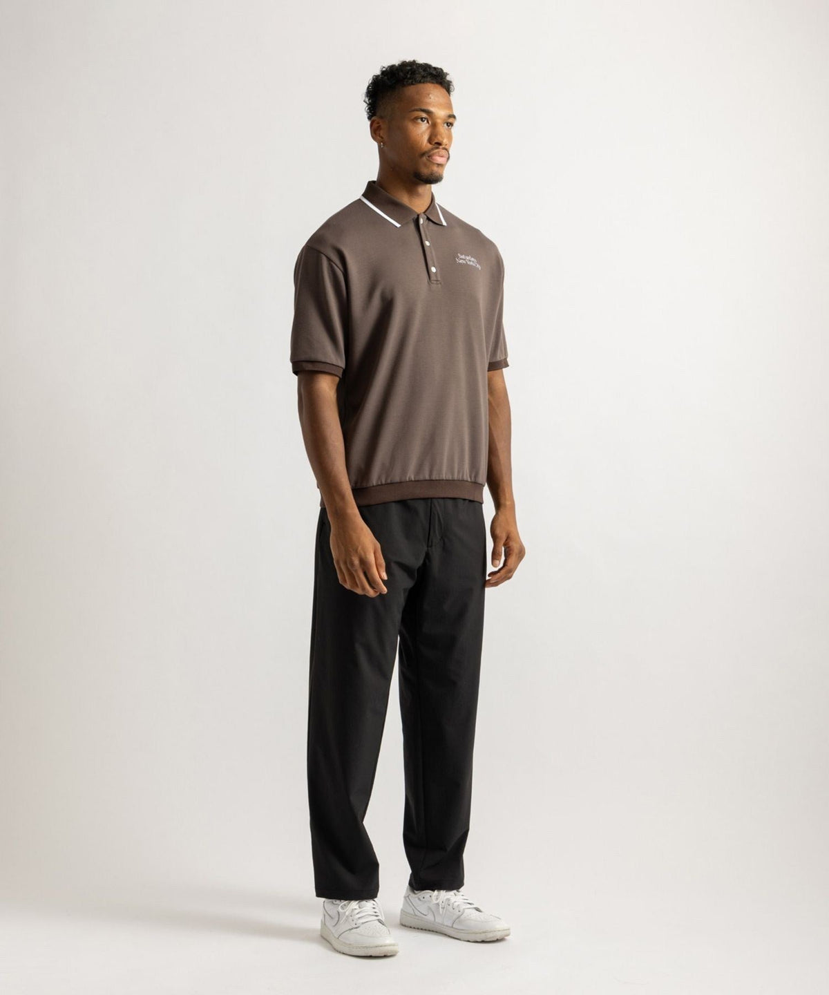 Doubleknit Rib Hem SS Polo