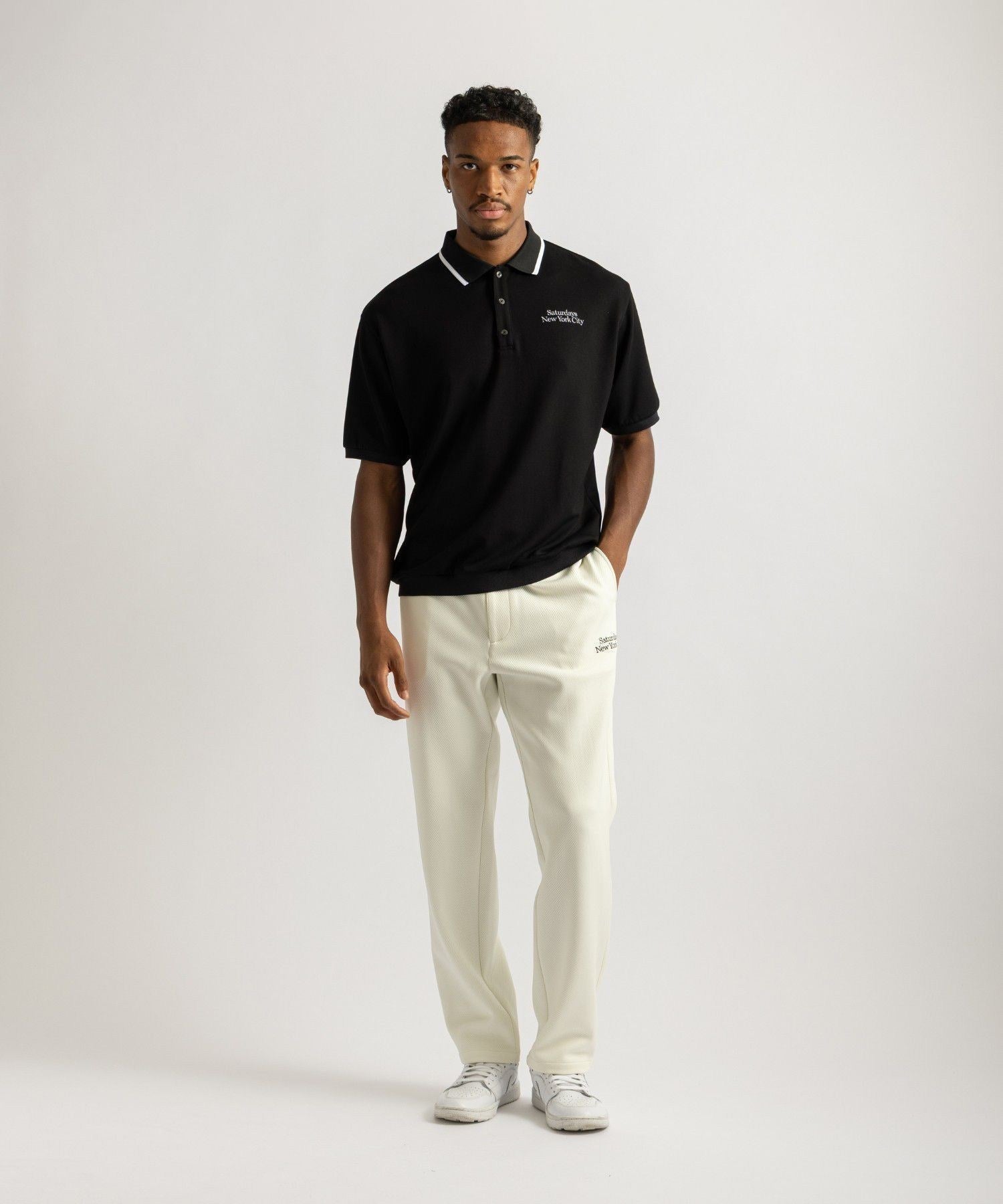 Doubleknit Rib Hem SS Polo
