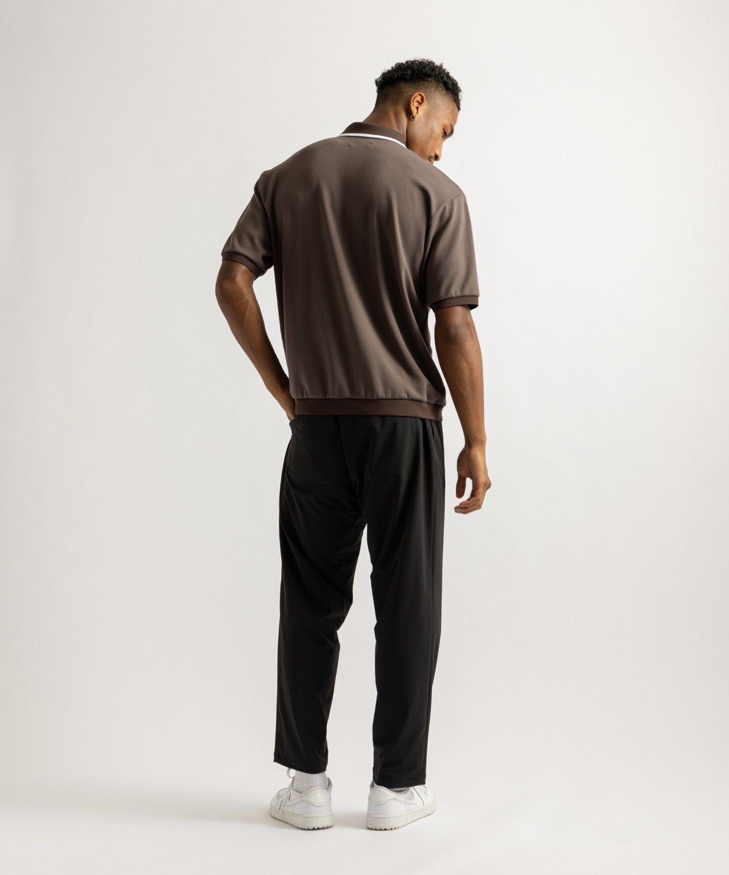 Doubleknit Rib Hem SS Polo