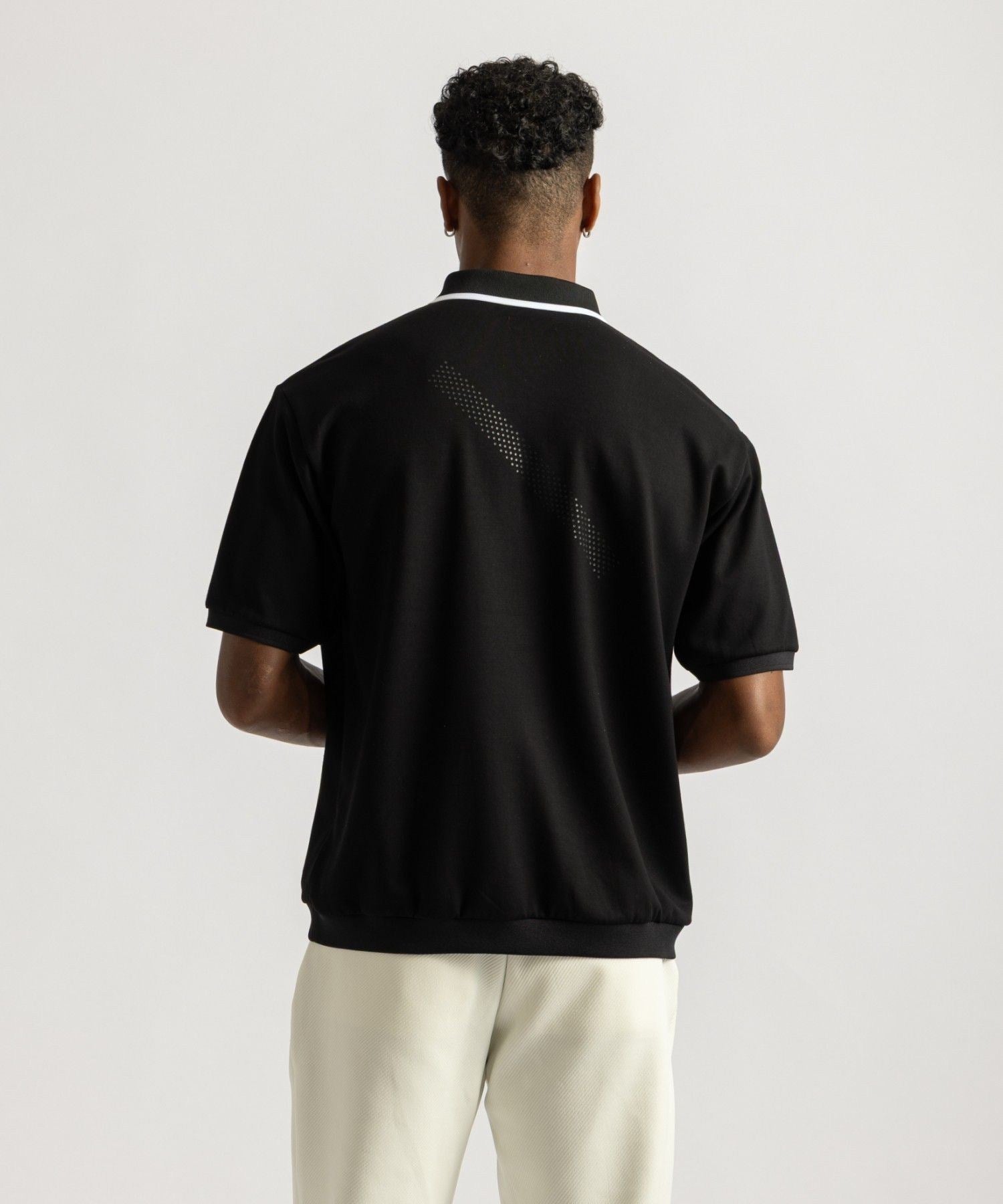 Doubleknit Rib Hem SS Polo