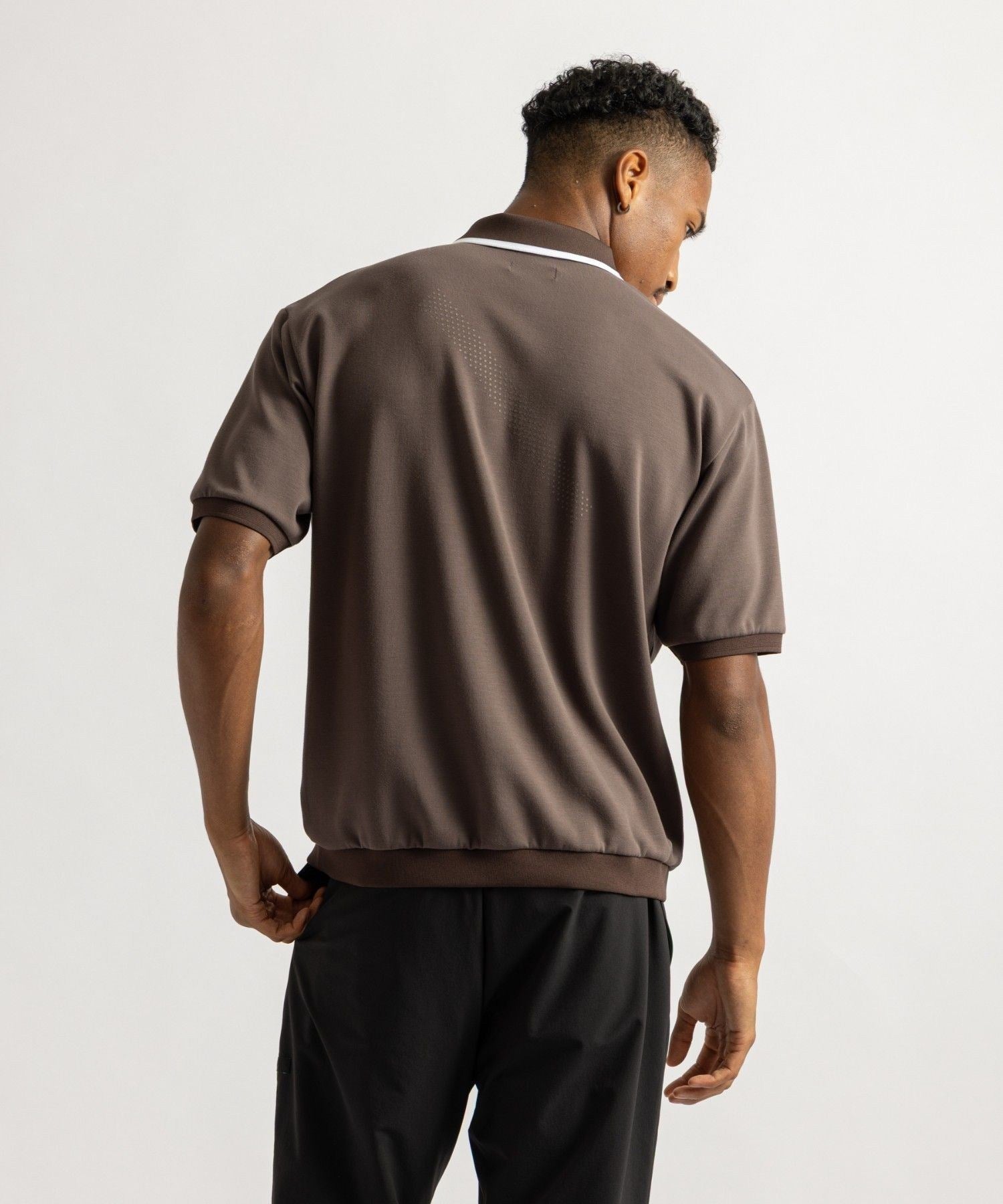 Doubleknit Rib Hem SS Polo