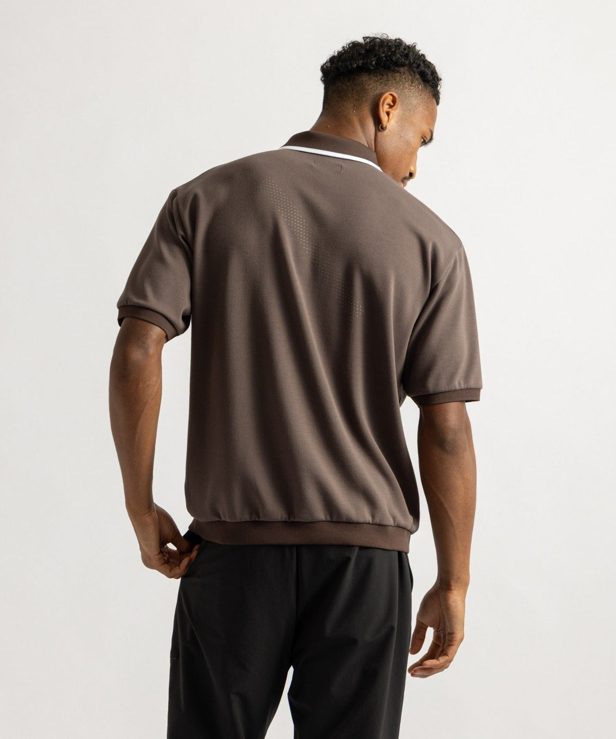 Doubleknit Rib Hem SS Polo
