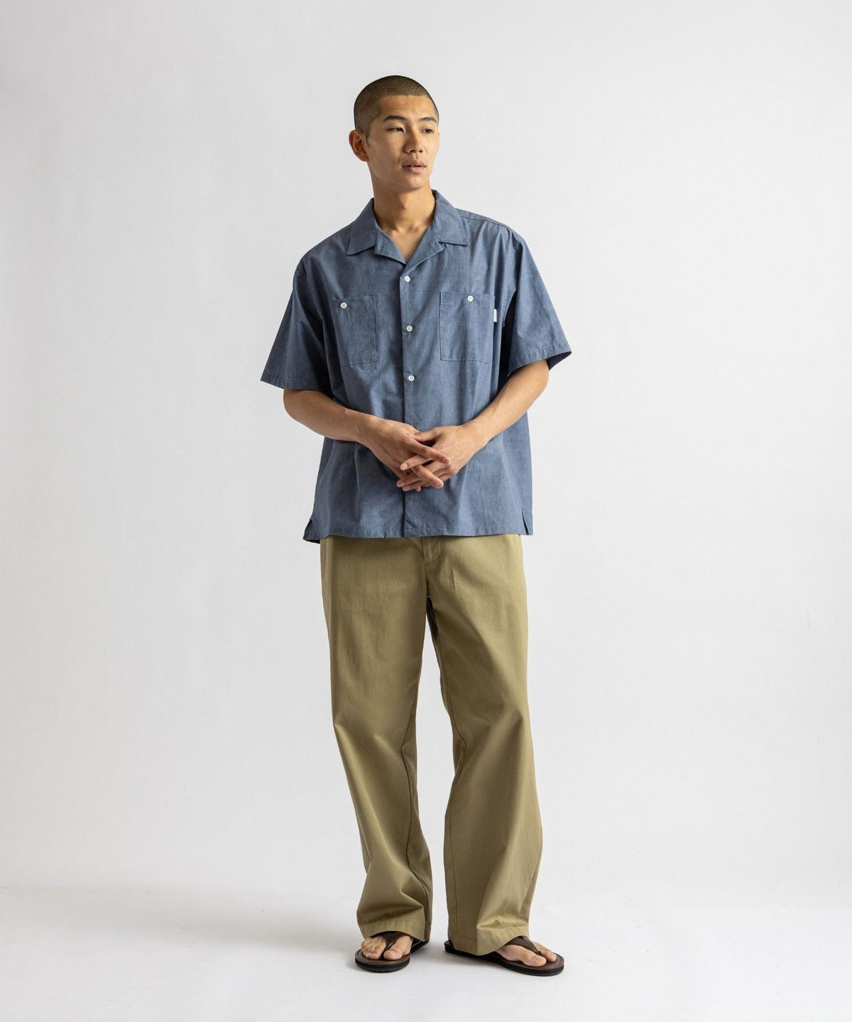 Canty Open Collar SS Shirt