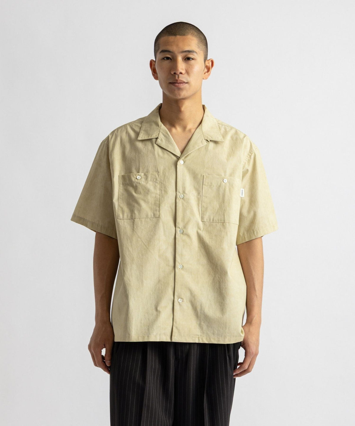 Canty Open Collar SS Shirt