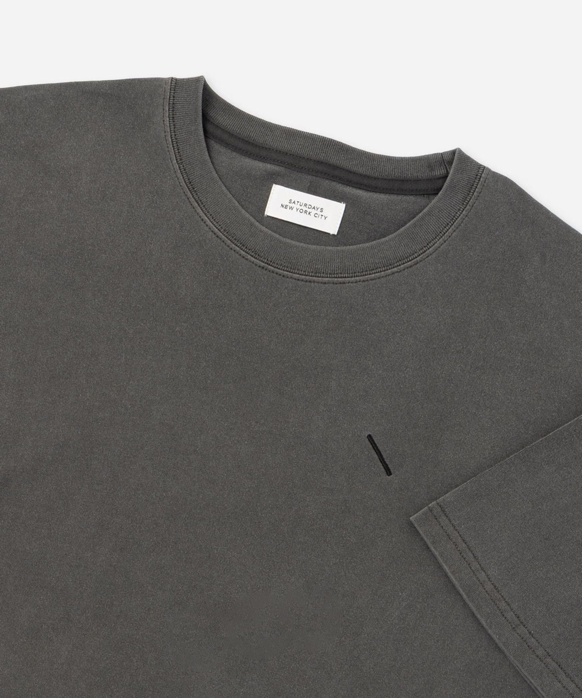Pigment Dyed Back Printed SS T-Shirt