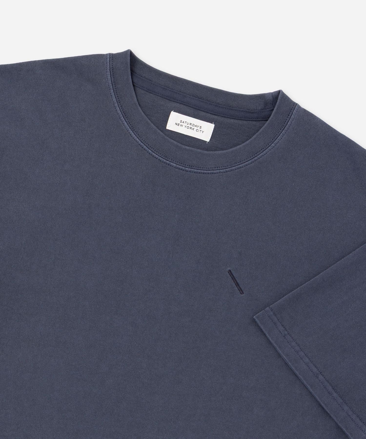 Pigment Dyed Back Printed SS T-Shirt