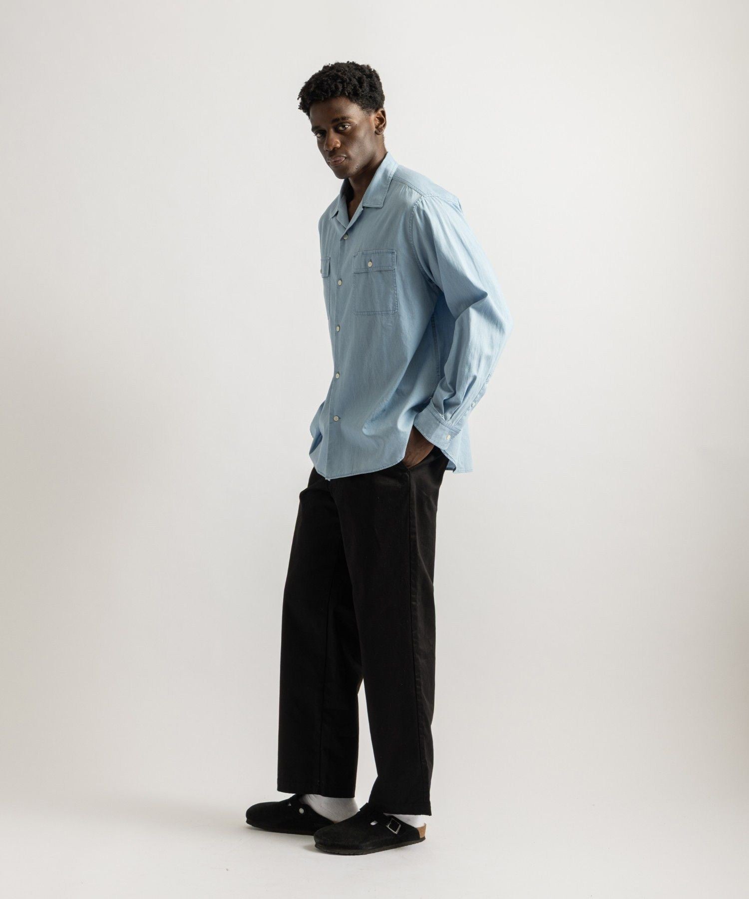 Hanley Chambray Melange Shirt