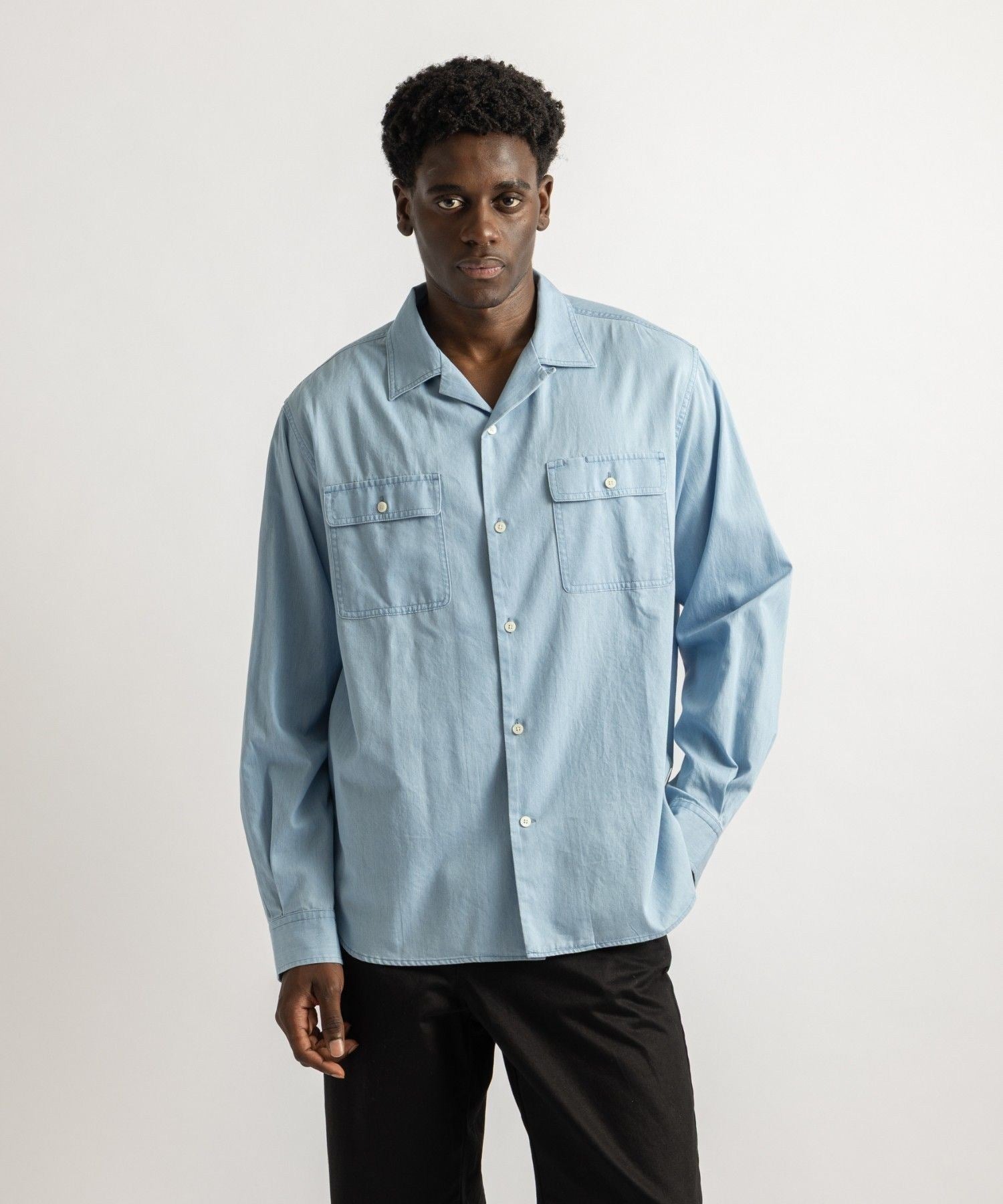 Hanley Chambray Melange Shirt