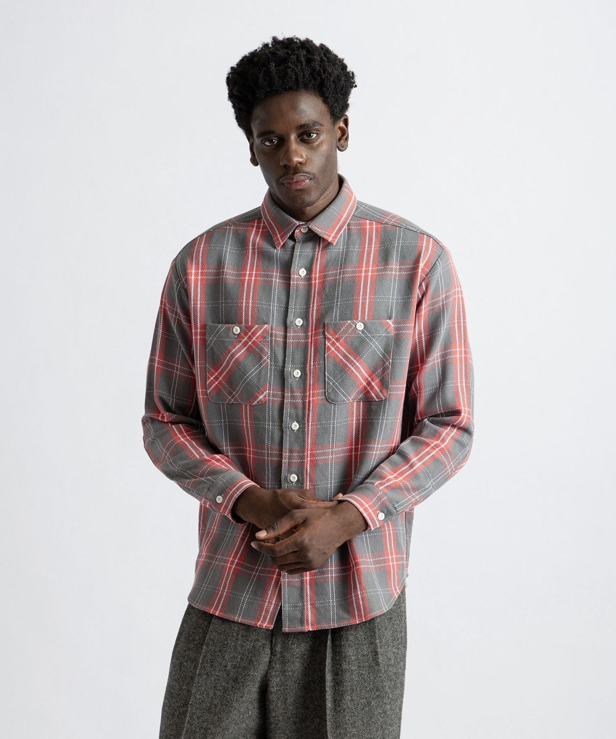 Broome Twill Plaid Shirt