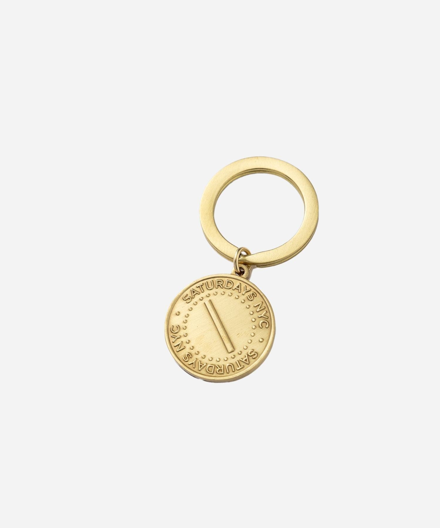 Saturdays Slash Coin Keyring