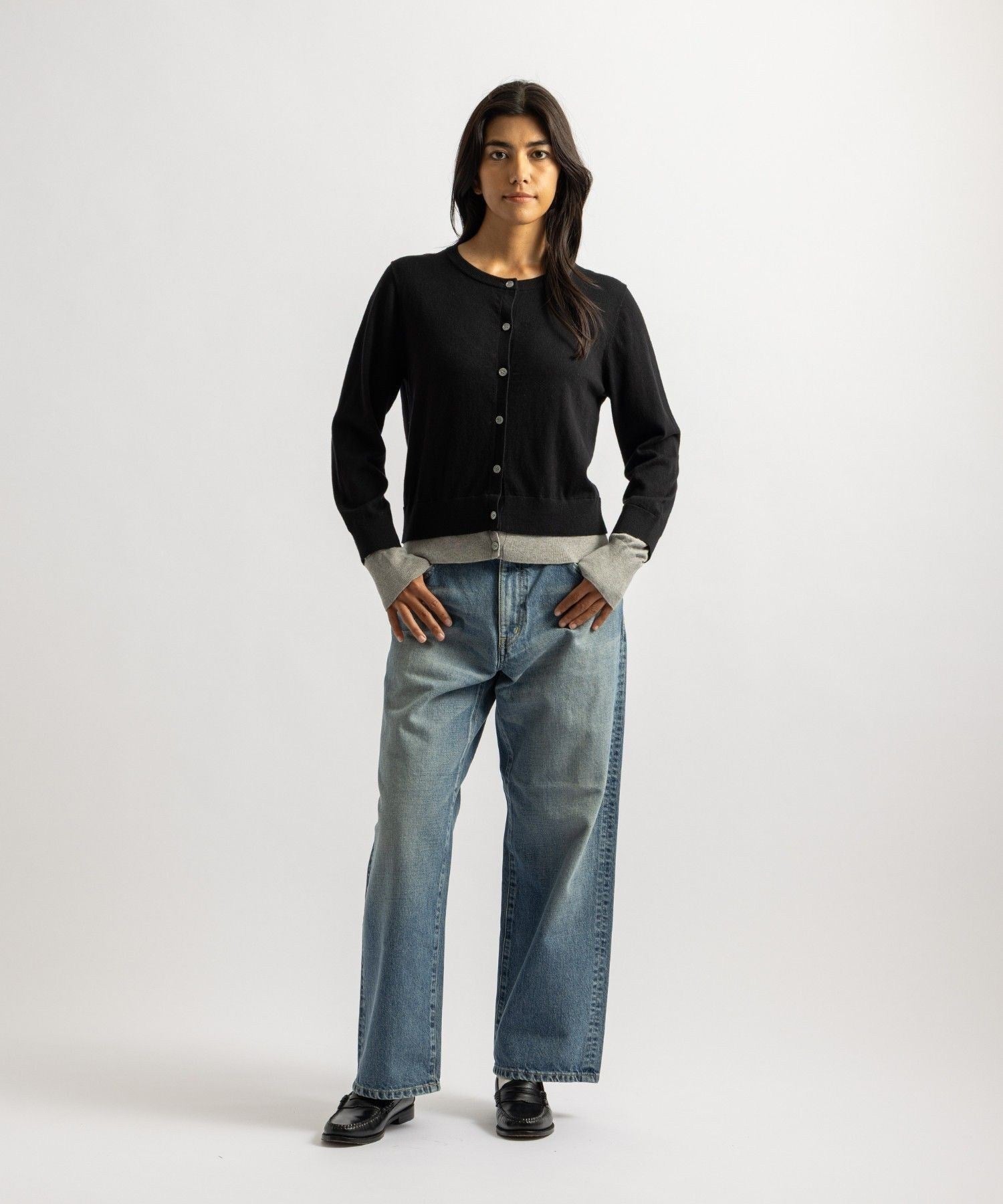 Halle Double Layer Cardigan | WOMEN