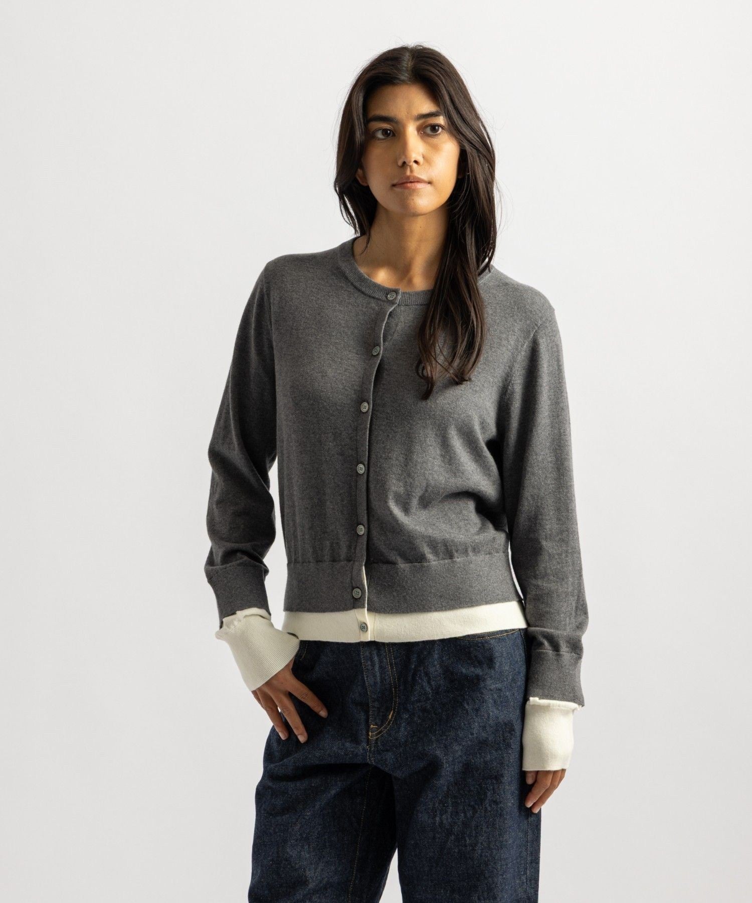 Halle Double Layer Cardigan | WOMEN