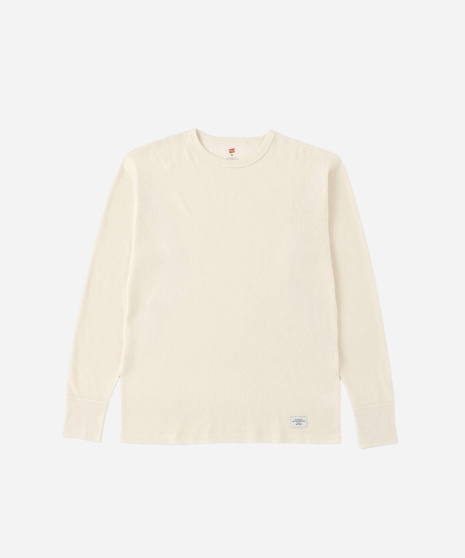 【予約】Hanes x Saturdays NYC Waffle 2Pack LS Tee