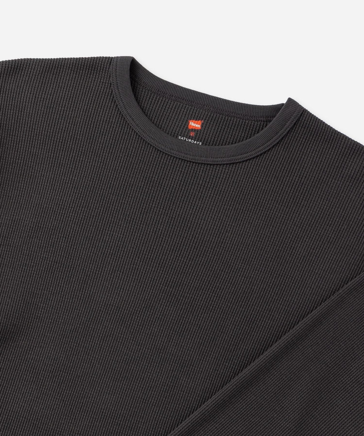 Hanes x Saturdays NYC Waffle 2Pack LS Pullover