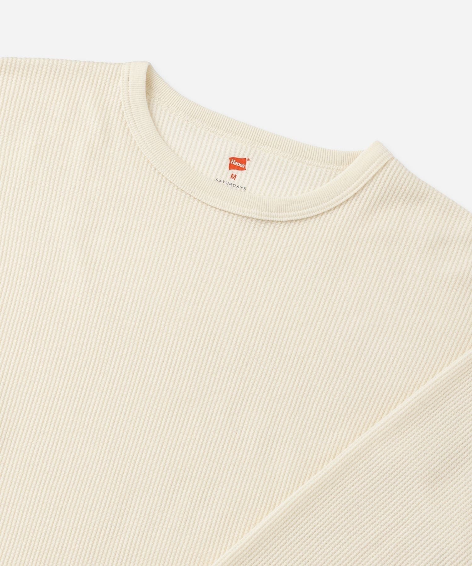 【予約】Hanes x Saturdays NYC Waffle 2Pack LS Tee