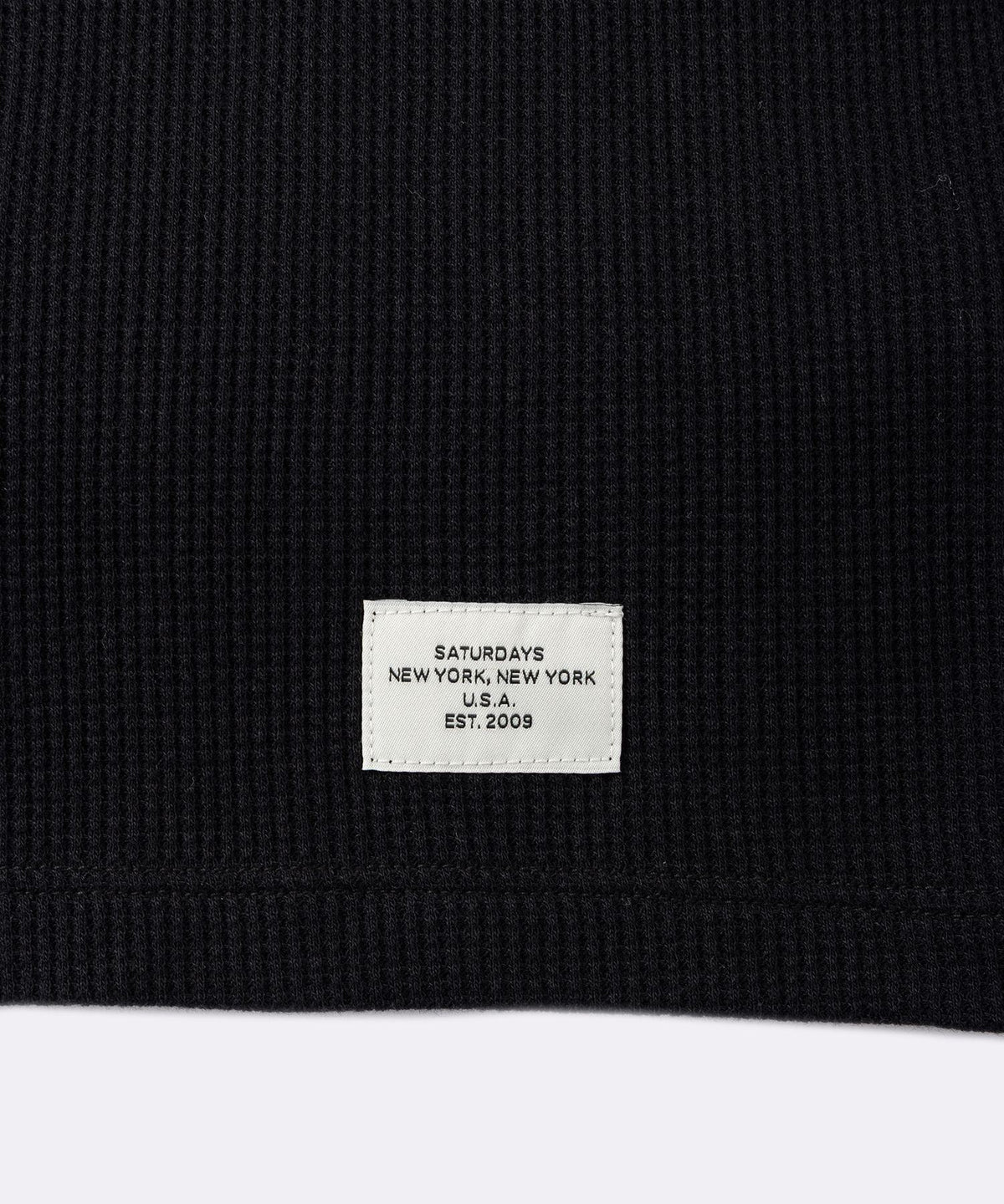 Hanes x Saturdays NYC Waffle 2Pack LS Pullover