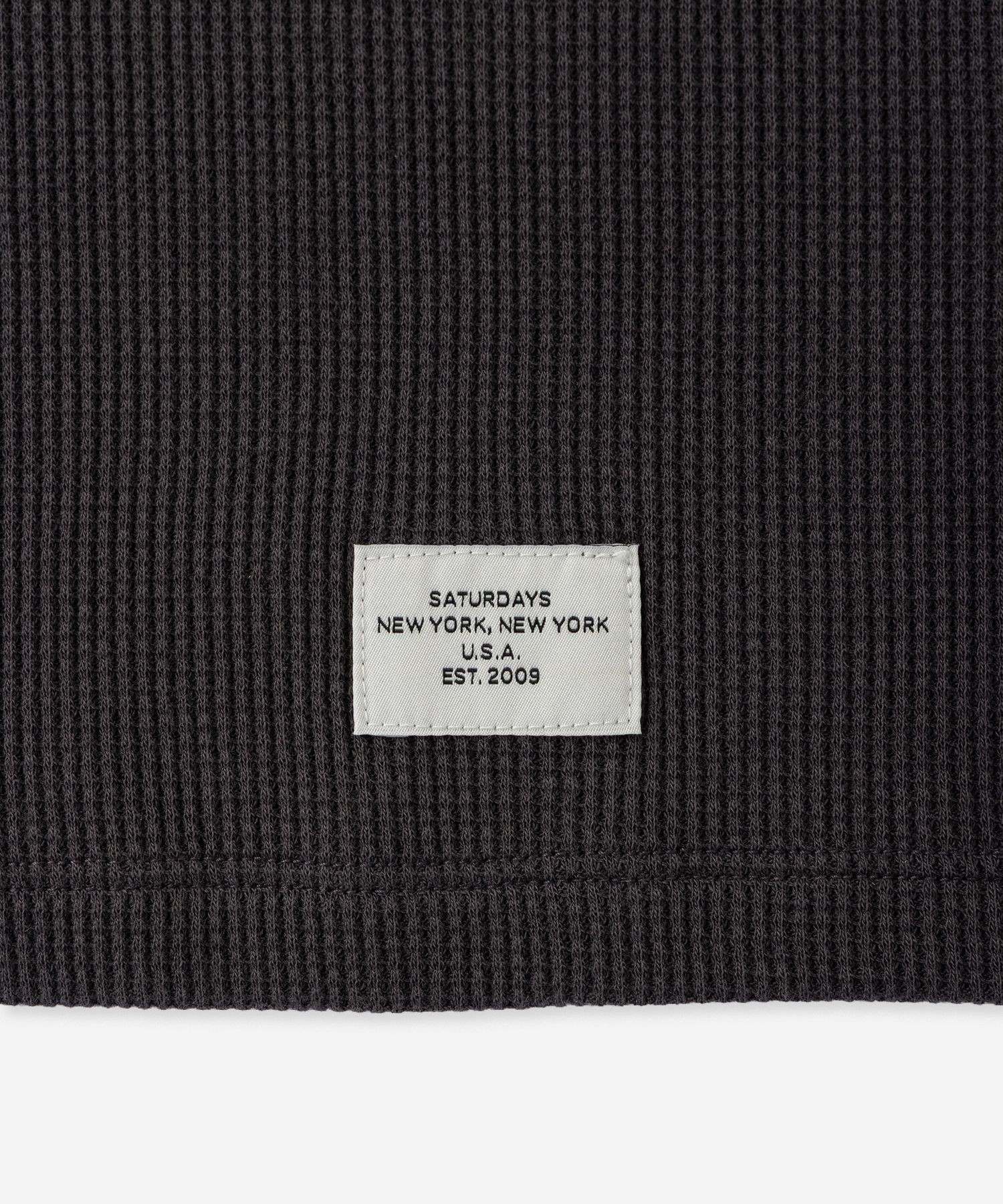 【予約】Hanes x Saturdays NYC Waffle 2Pack LS Tee