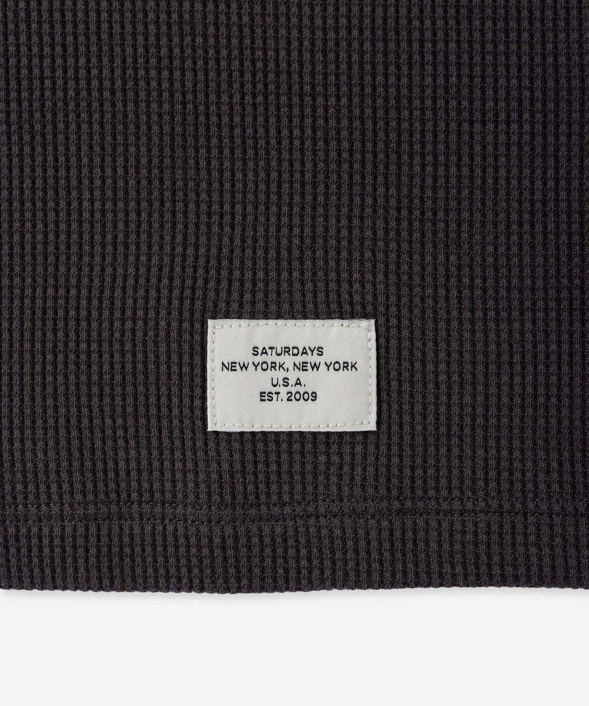 Hanes x Saturdays NYC Waffle 2Pack LS Pullover