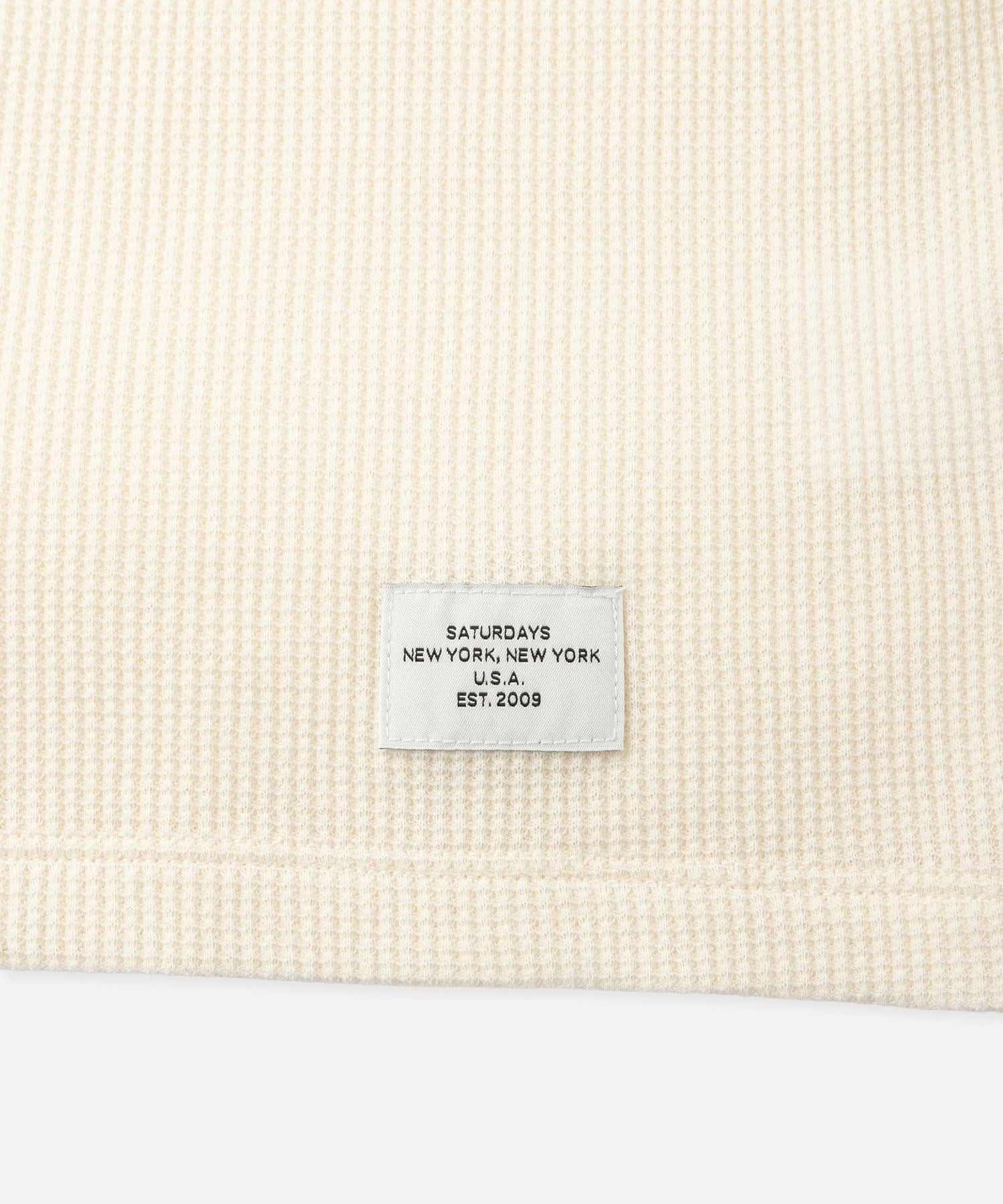 【予約】Hanes x Saturdays NYC Waffle 2Pack LS Tee