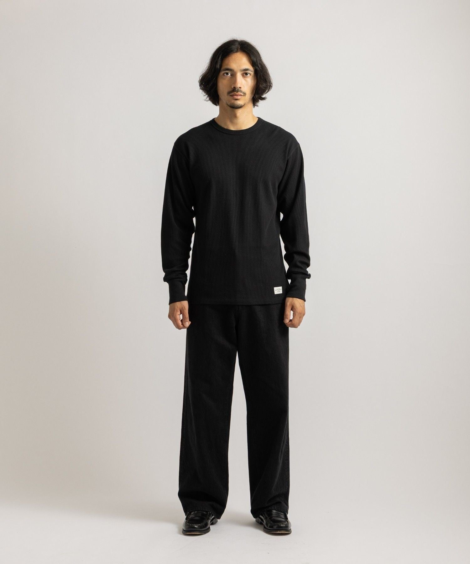 【予約】Hanes x Saturdays NYC Waffle 2Pack LS Tee