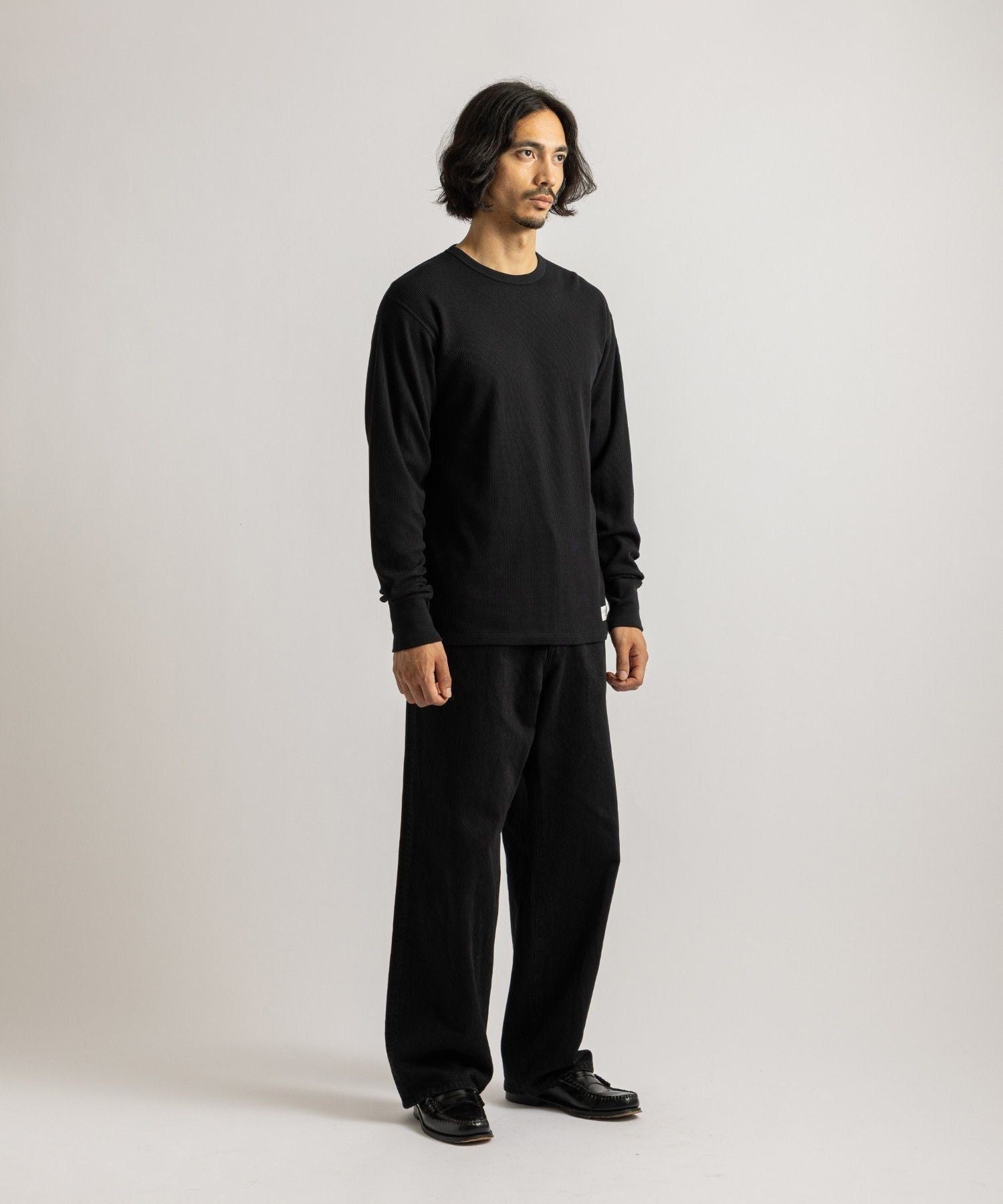 【予約】Hanes x Saturdays NYC Waffle 2Pack LS Tee