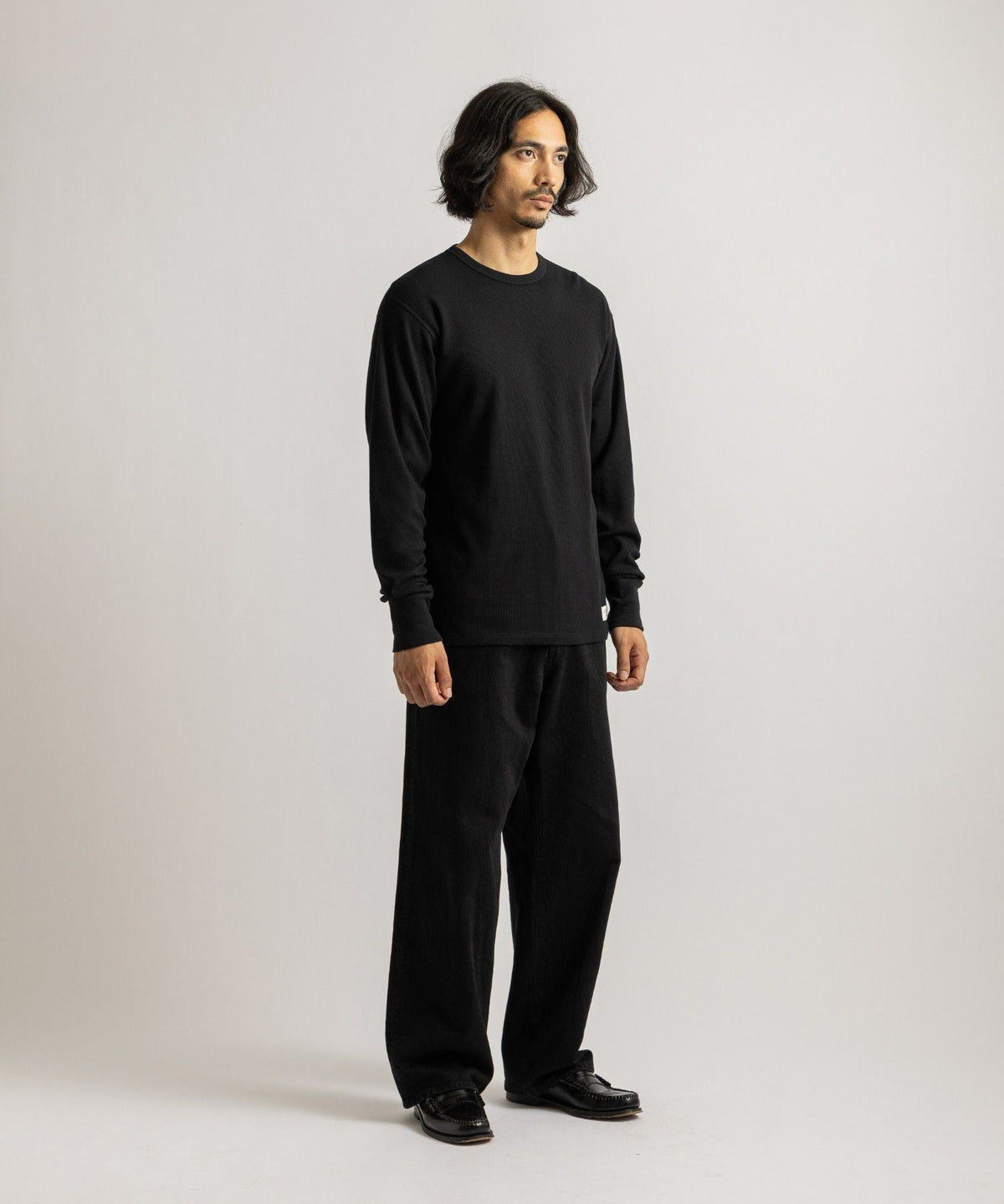 Hanes x Saturdays NYC Waffle 2Pack LS Pullover