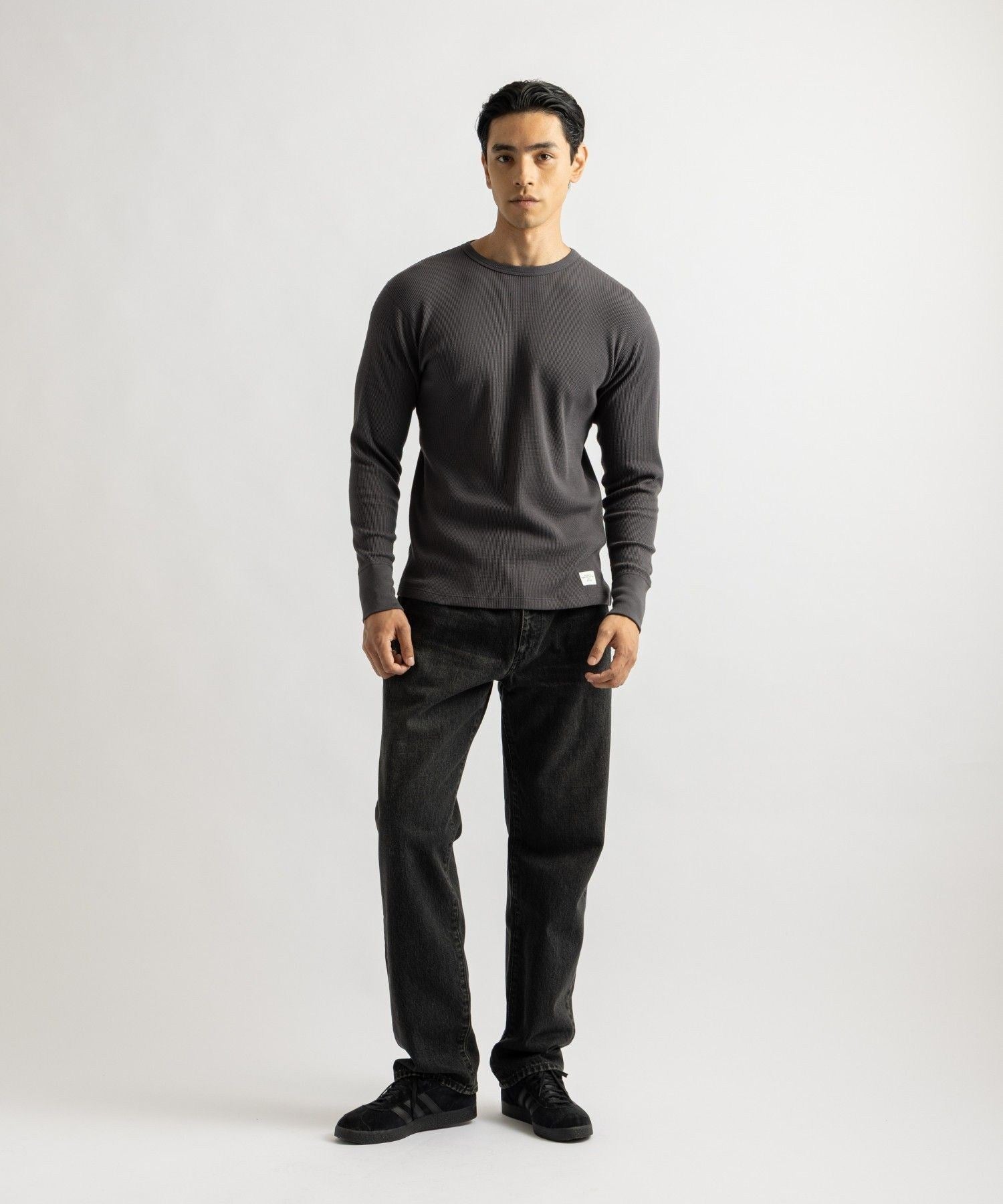 【予約】Hanes x Saturdays NYC Waffle 2Pack LS Tee