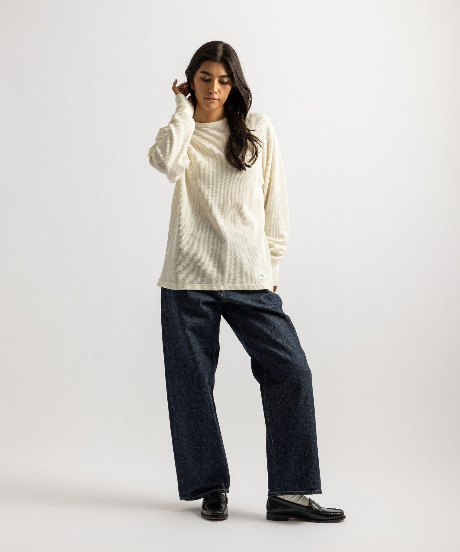【予約】Hanes x Saturdays NYC Waffle 2Pack LS Tee