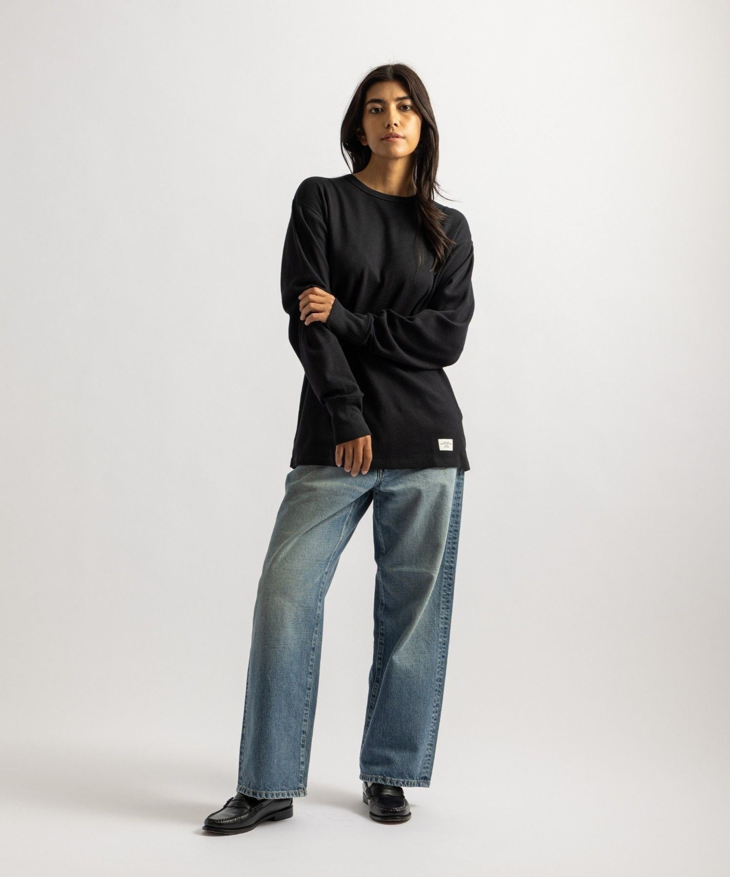 【予約】Hanes x Saturdays NYC Waffle 2Pack LS Tee