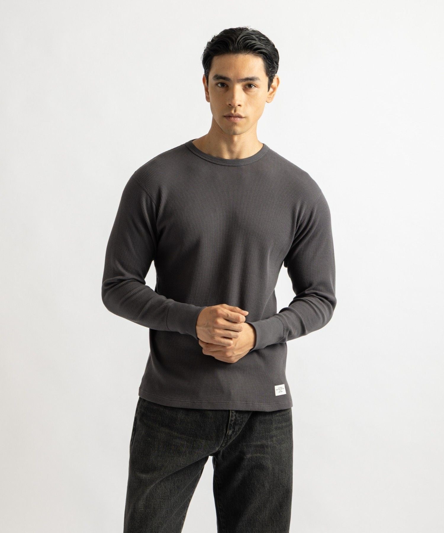 【予約】Hanes x Saturdays NYC Waffle 2Pack LS Tee