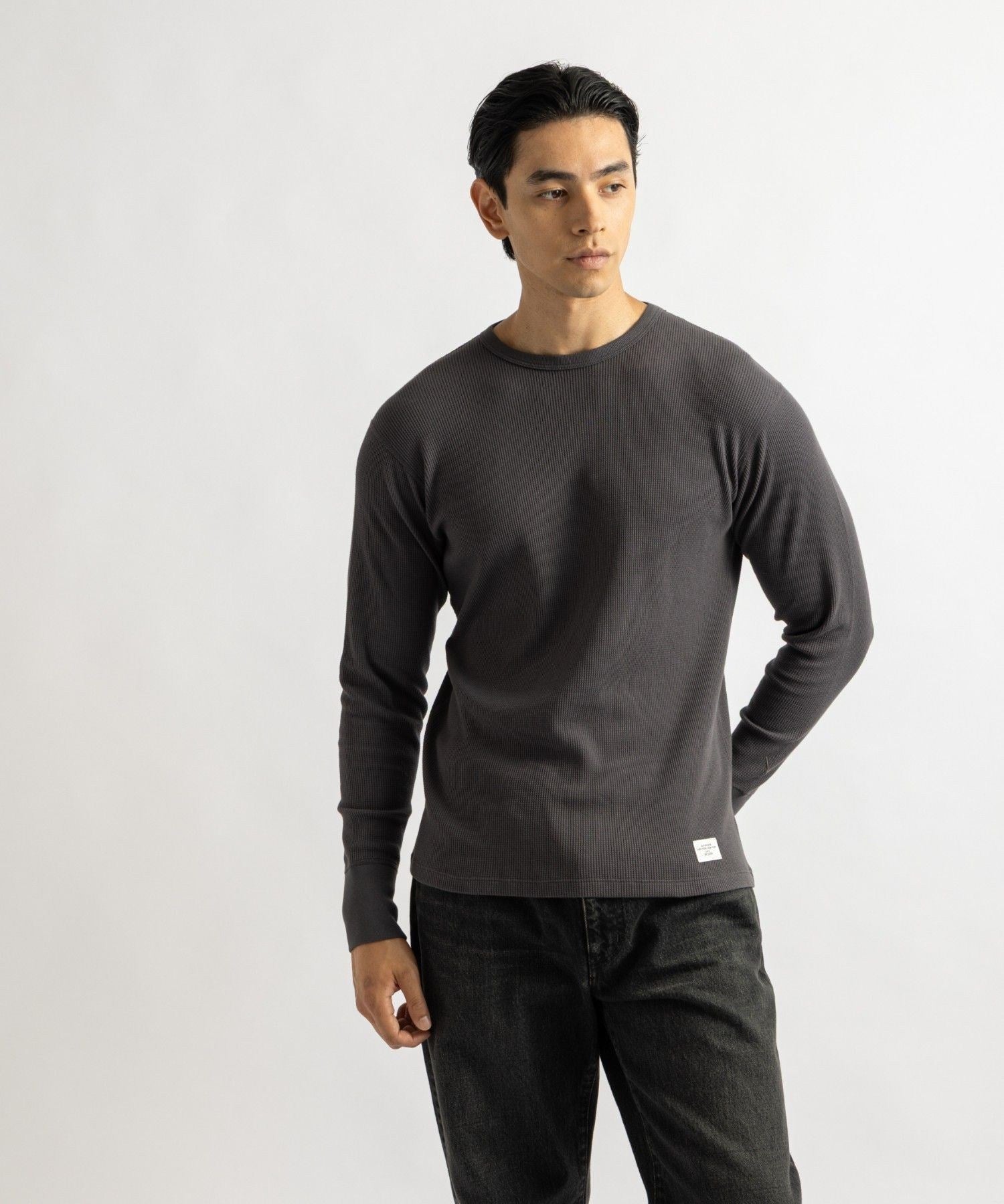 【予約】Hanes x Saturdays NYC Waffle 2Pack LS Tee