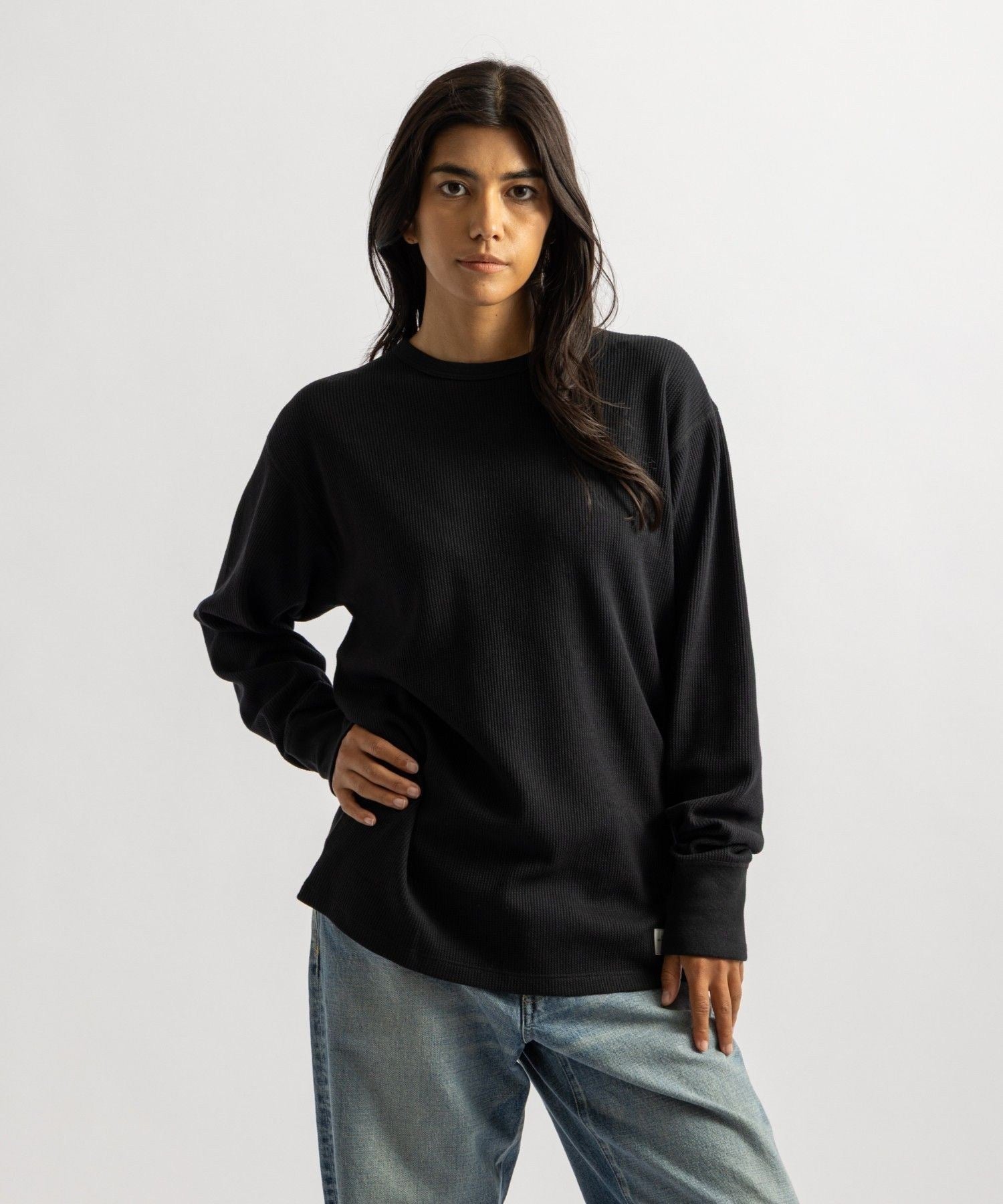 【予約】Hanes x Saturdays NYC Waffle 2Pack LS Tee