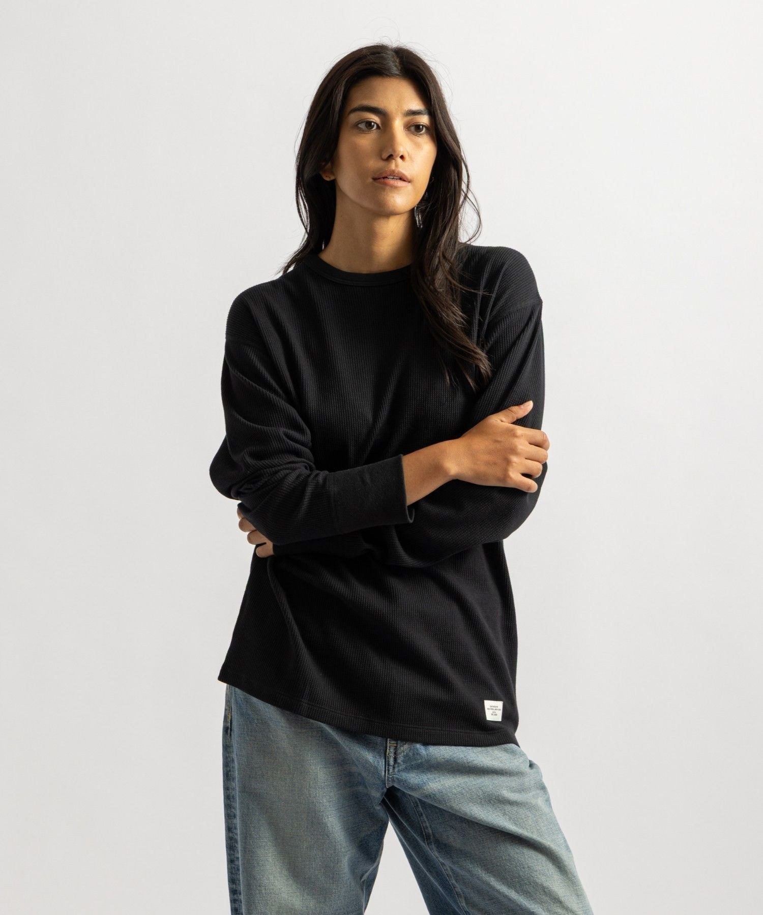 【予約】Hanes x Saturdays NYC Waffle 2Pack LS Tee