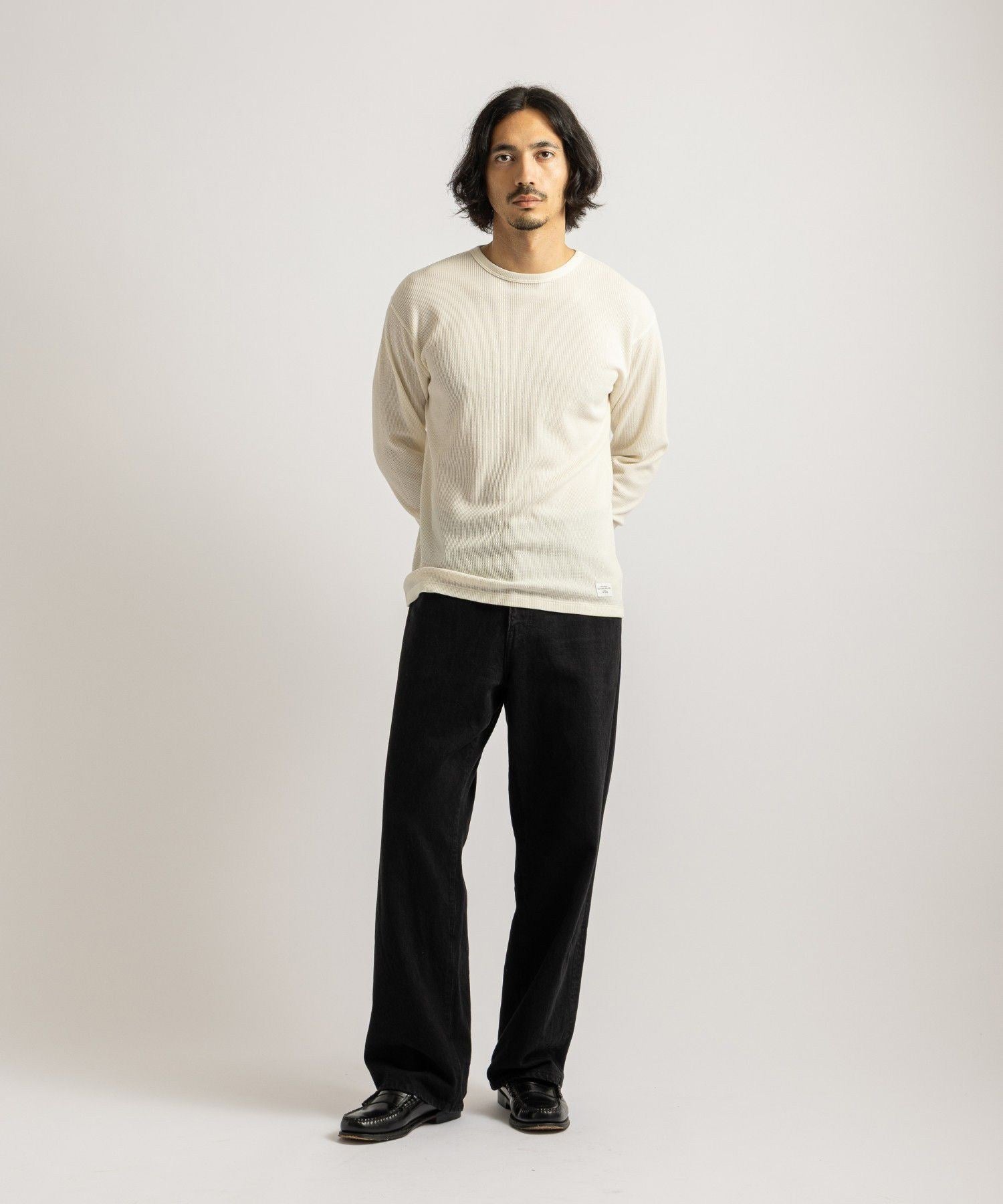 【予約】Hanes x Saturdays NYC Waffle 2Pack LS Tee