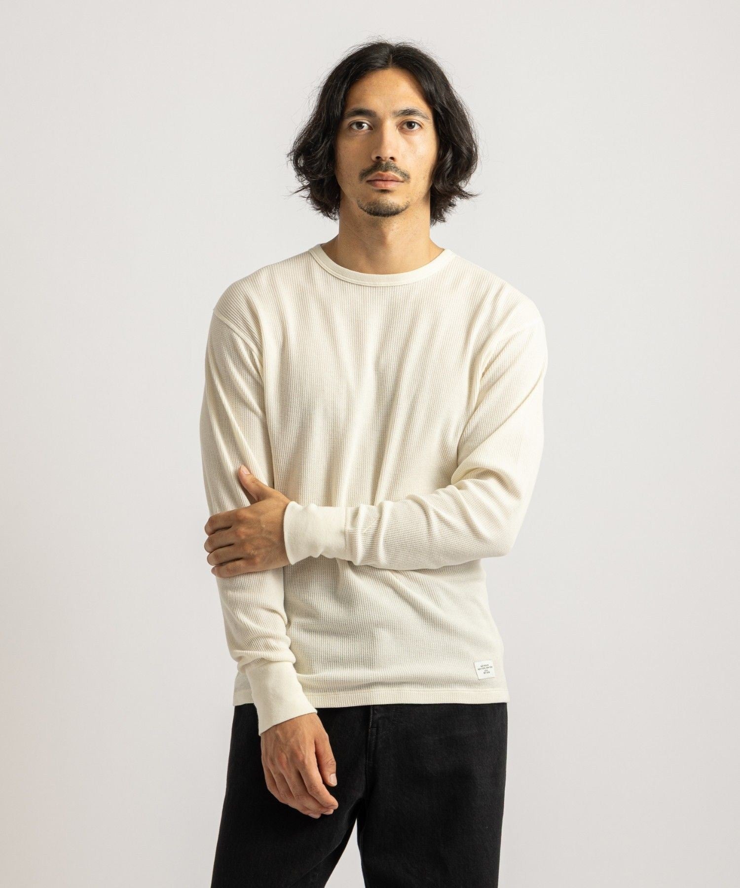 【予約】Hanes x Saturdays NYC Waffle 2Pack LS Tee