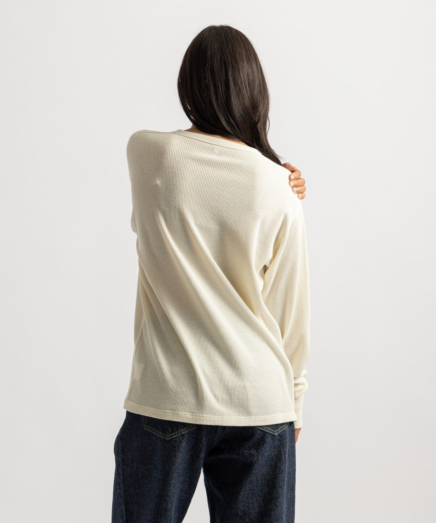 【予約】Hanes x Saturdays NYC Waffle 2Pack LS Pullover