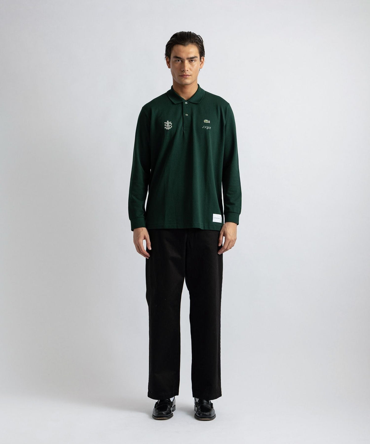 Lacoste customized by Saturdays NYC LS Poloshirt