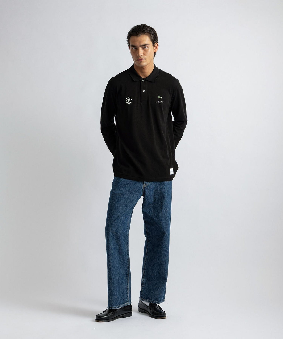 Lacoste customized by Saturdays NYC LS Poloshirt