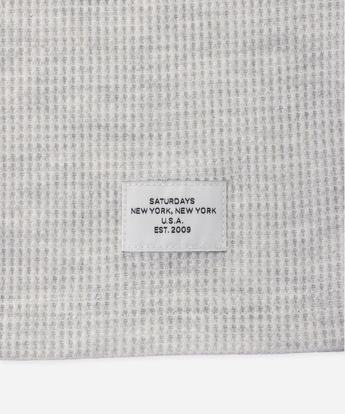 Alex Waffle Henley Neck Top
