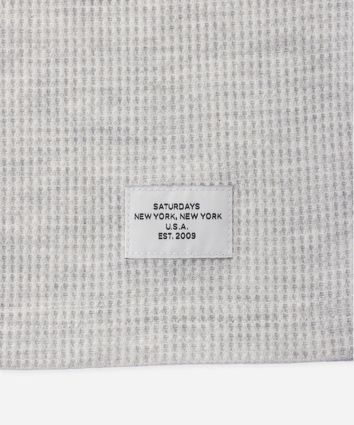 Alex Waffle Henley Neck Top