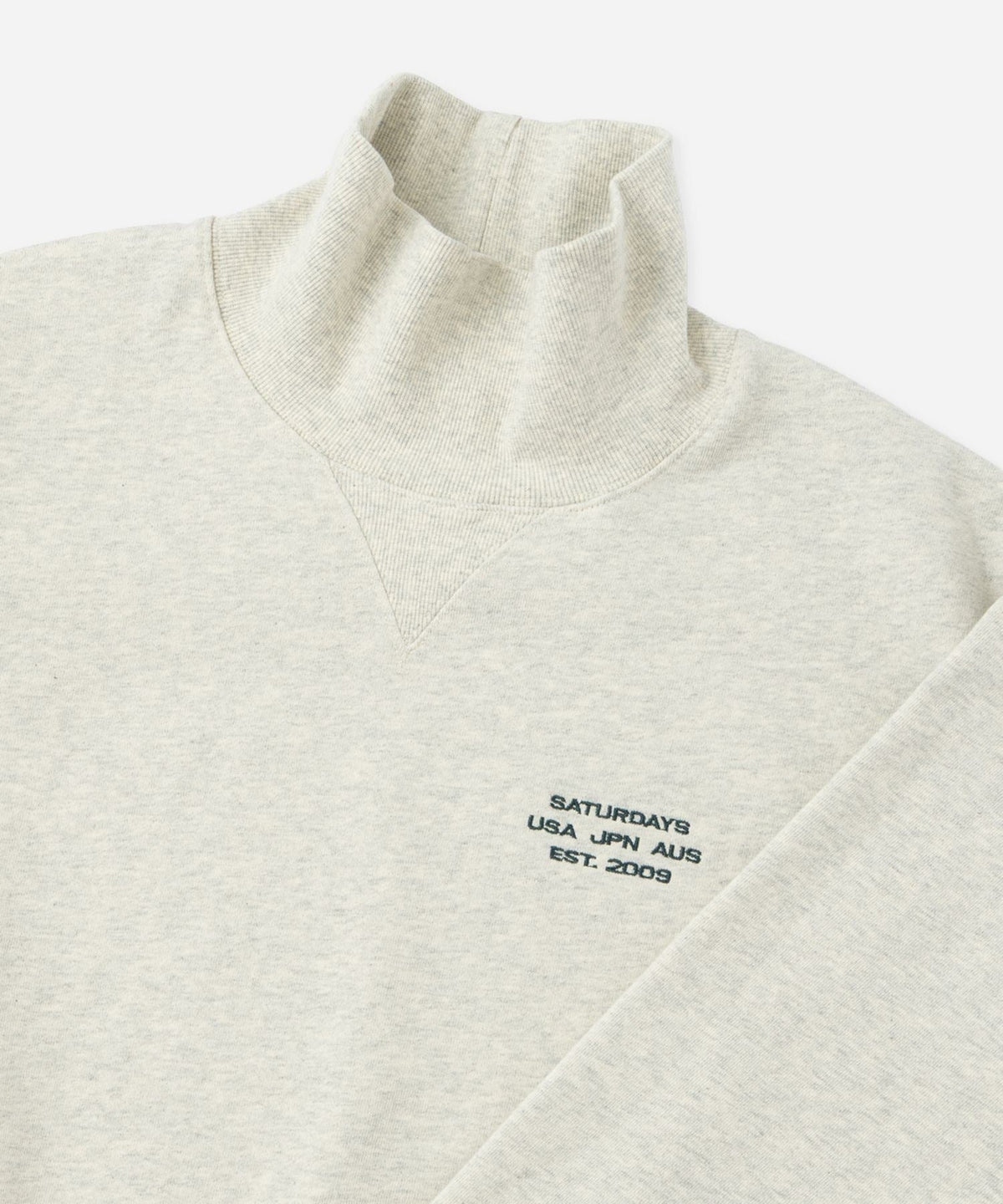 International Mock Neck Sweatshirt