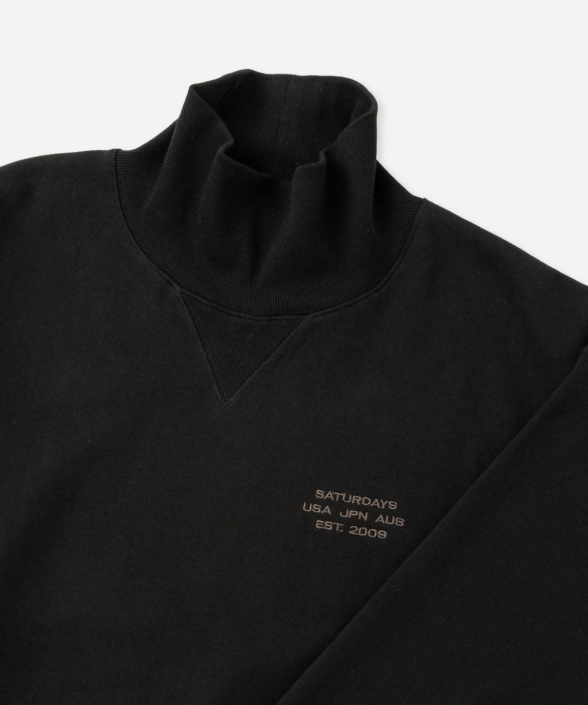 International Mock Neck Sweatshirt