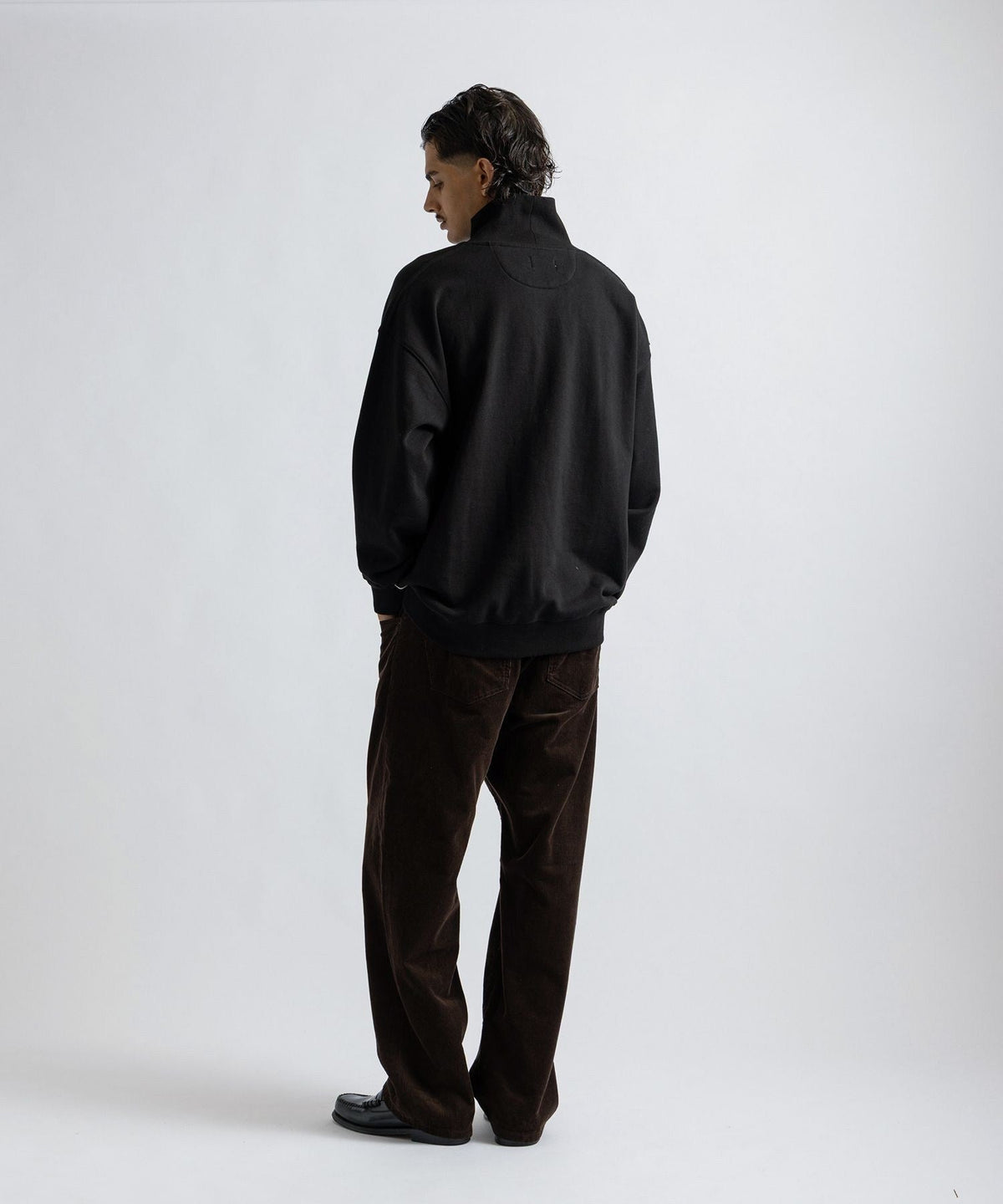 International Mock Neck Sweatshirt