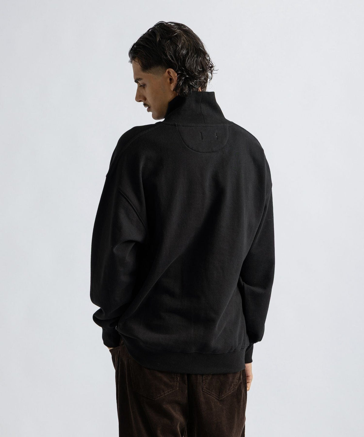 International Mock Neck Sweatshirt