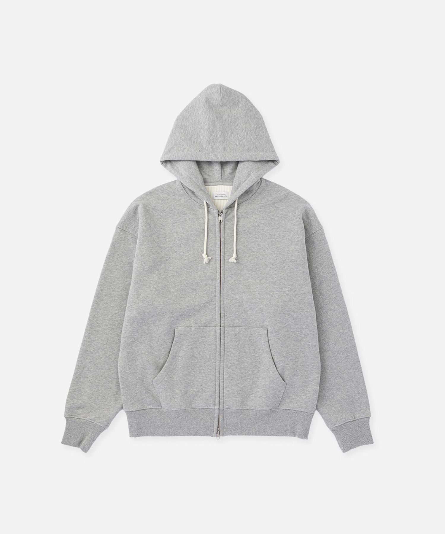 フードテナー クリーム色 12個セット Canal Waffle Lined Zip Hoodie | Saturdays NYC Japan