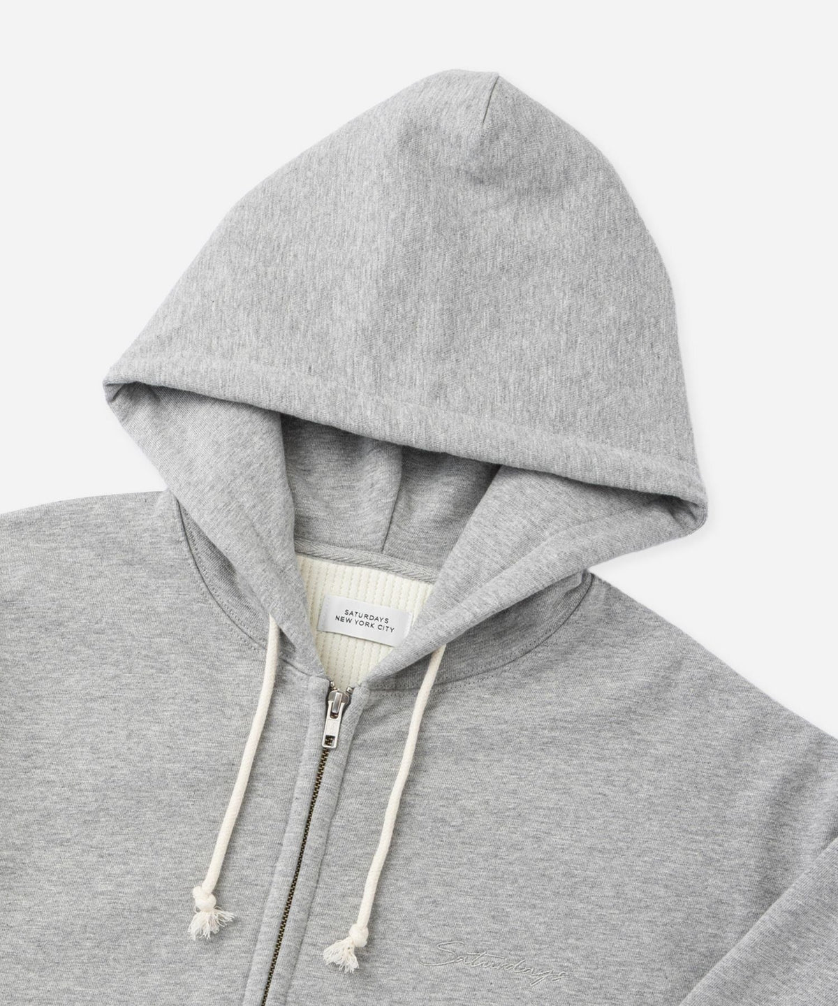 Canal Waffle Lined Zip Hoodie